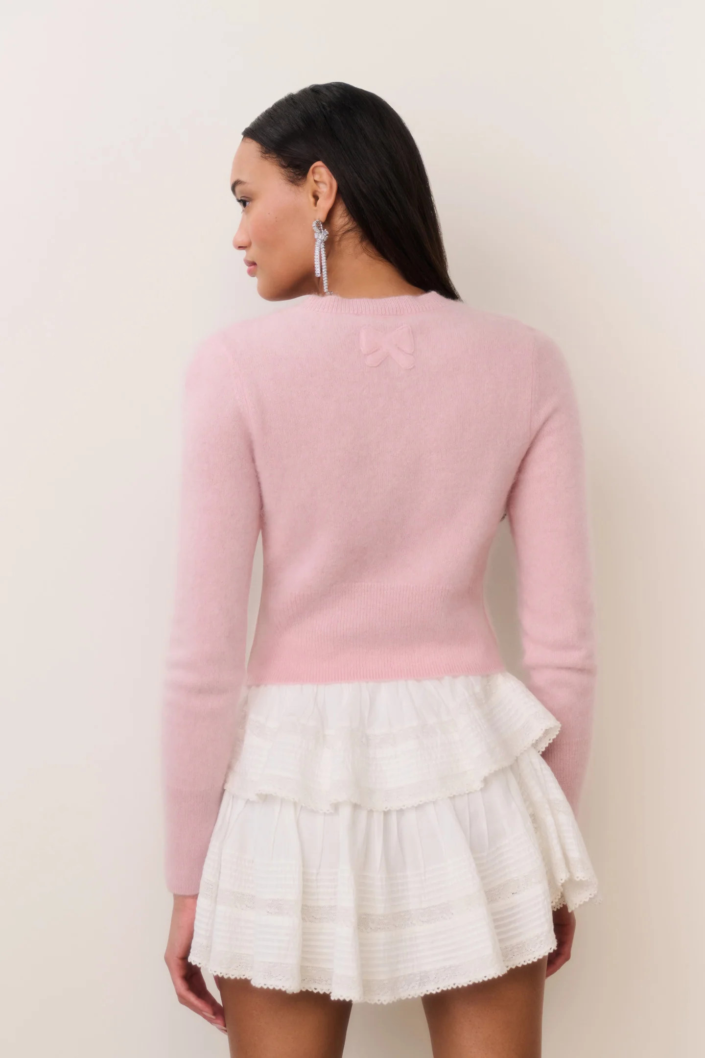 Adeanne Fitted Cashmere Cardigan - Image 4