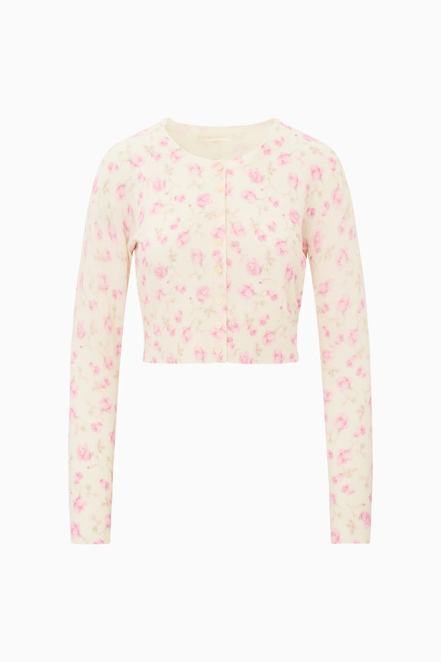 Adeanne Heirloom Print Cotton Cardigan - STERLING DUSK - Image 7