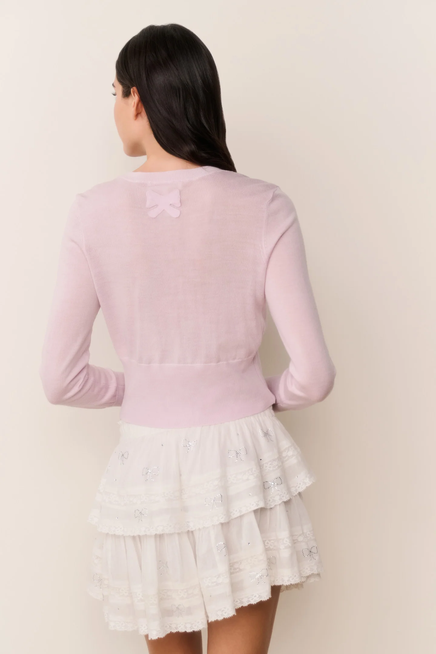 Adeanne Pastel Wool Cardigan - Image 5
