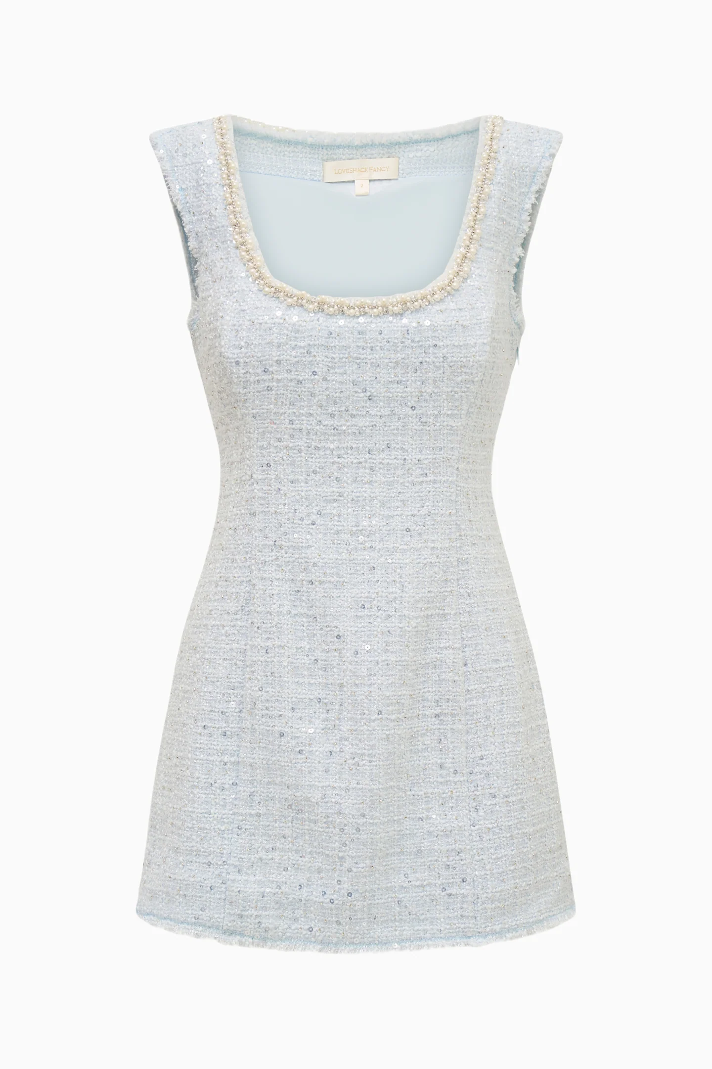 Adelaine Sequin Tweed Mini Dress - Image 2