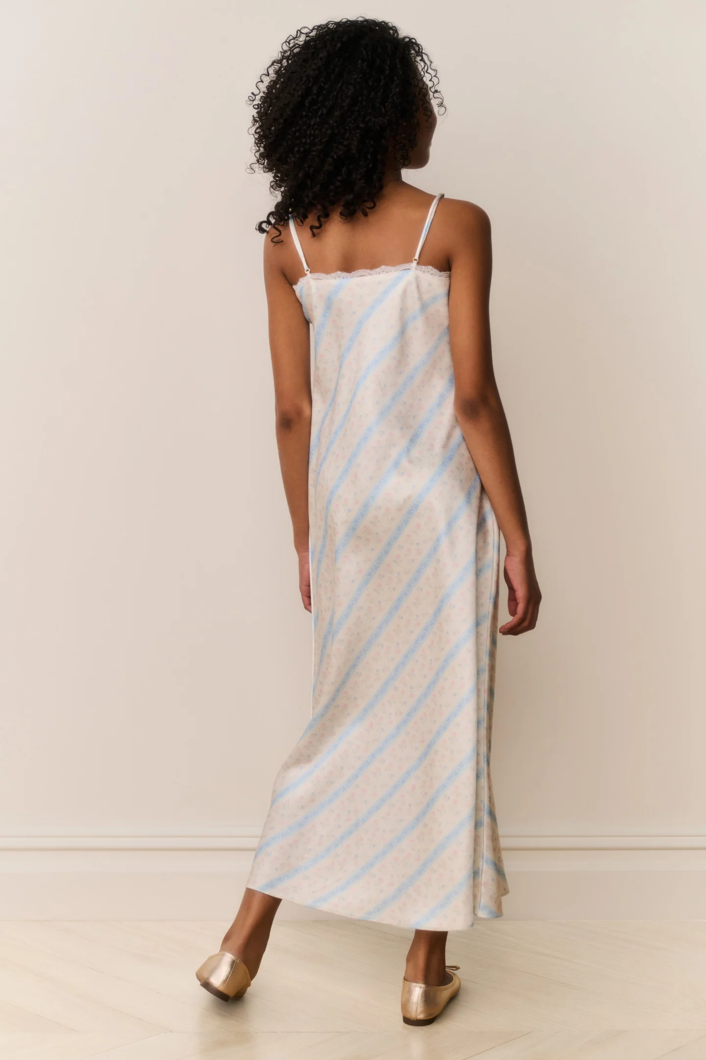 Tween Adelise Floral Stripe Maxi Dress - Image 4