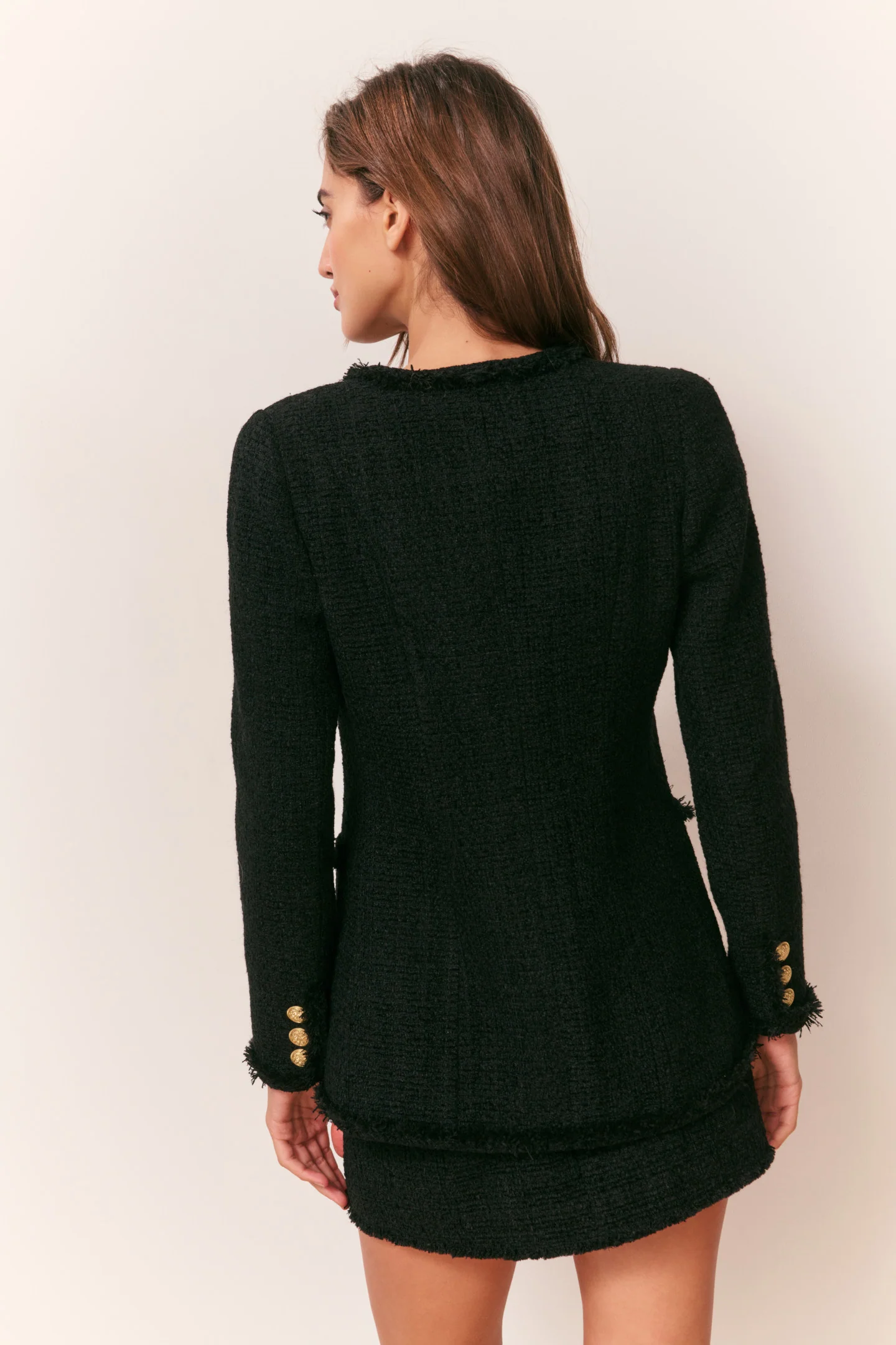 Adrina Tweed Embellished Jacket - Image 5
