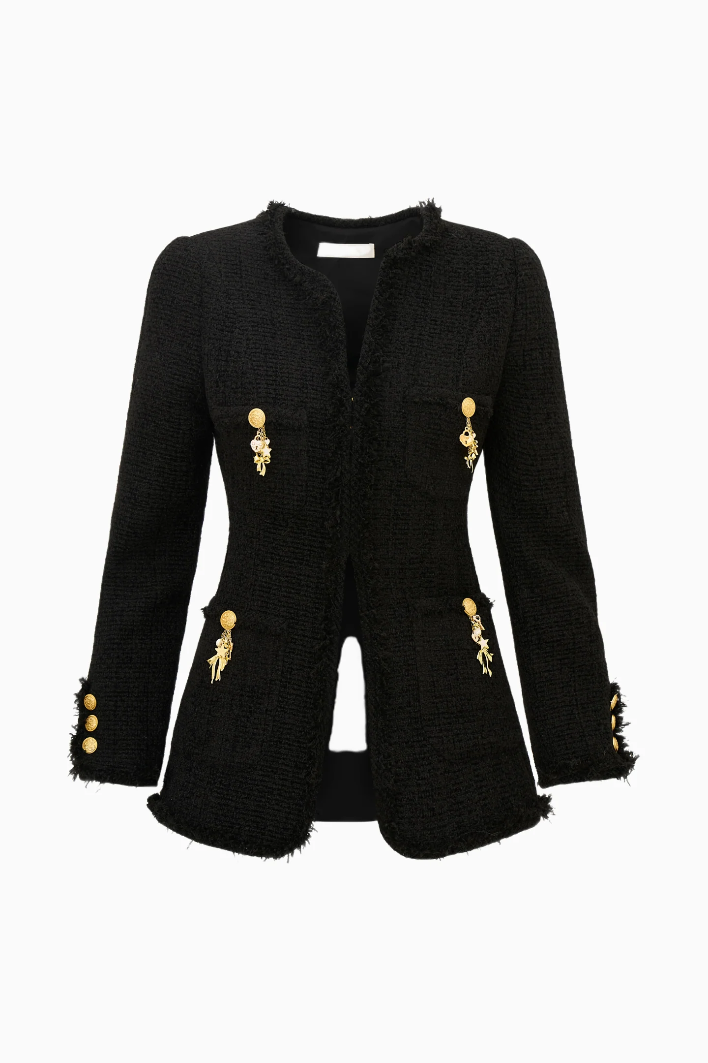 Adrina Tweed Embellished Jacket - Image 6