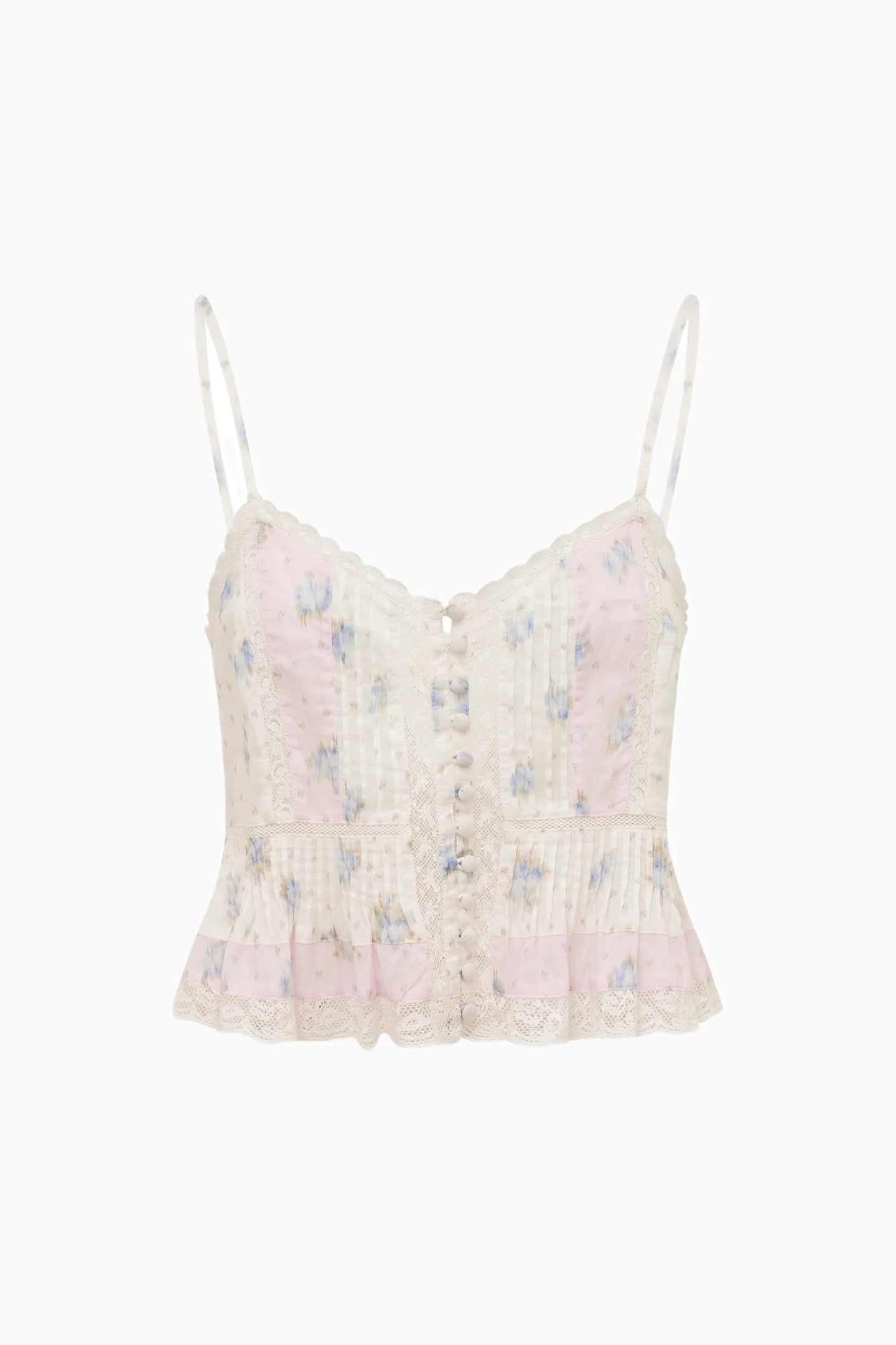 Aleni Mixed Print Cotton Top - Image 6