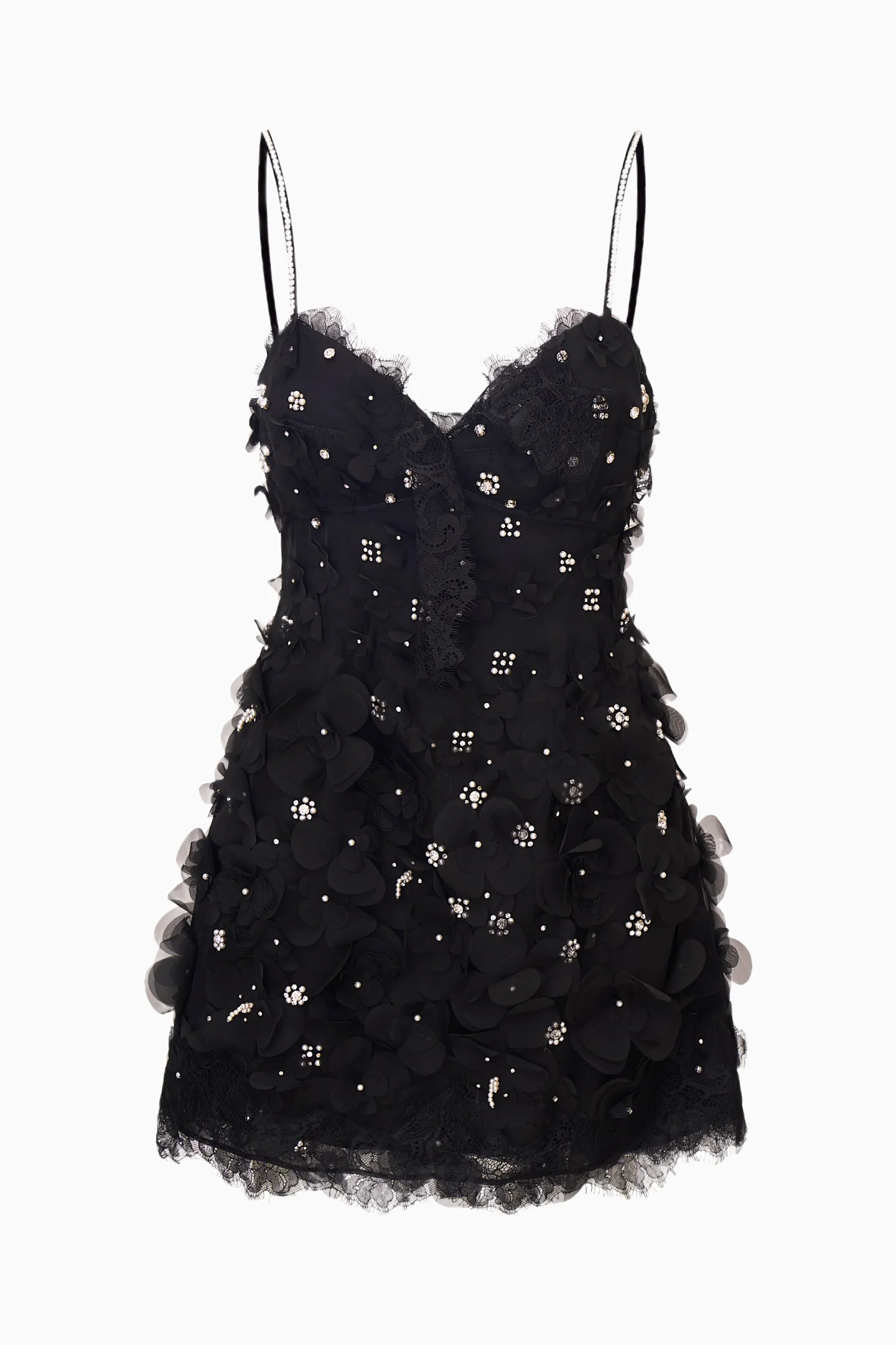Ambessa Embellished Organza Mini Dress - Image 7