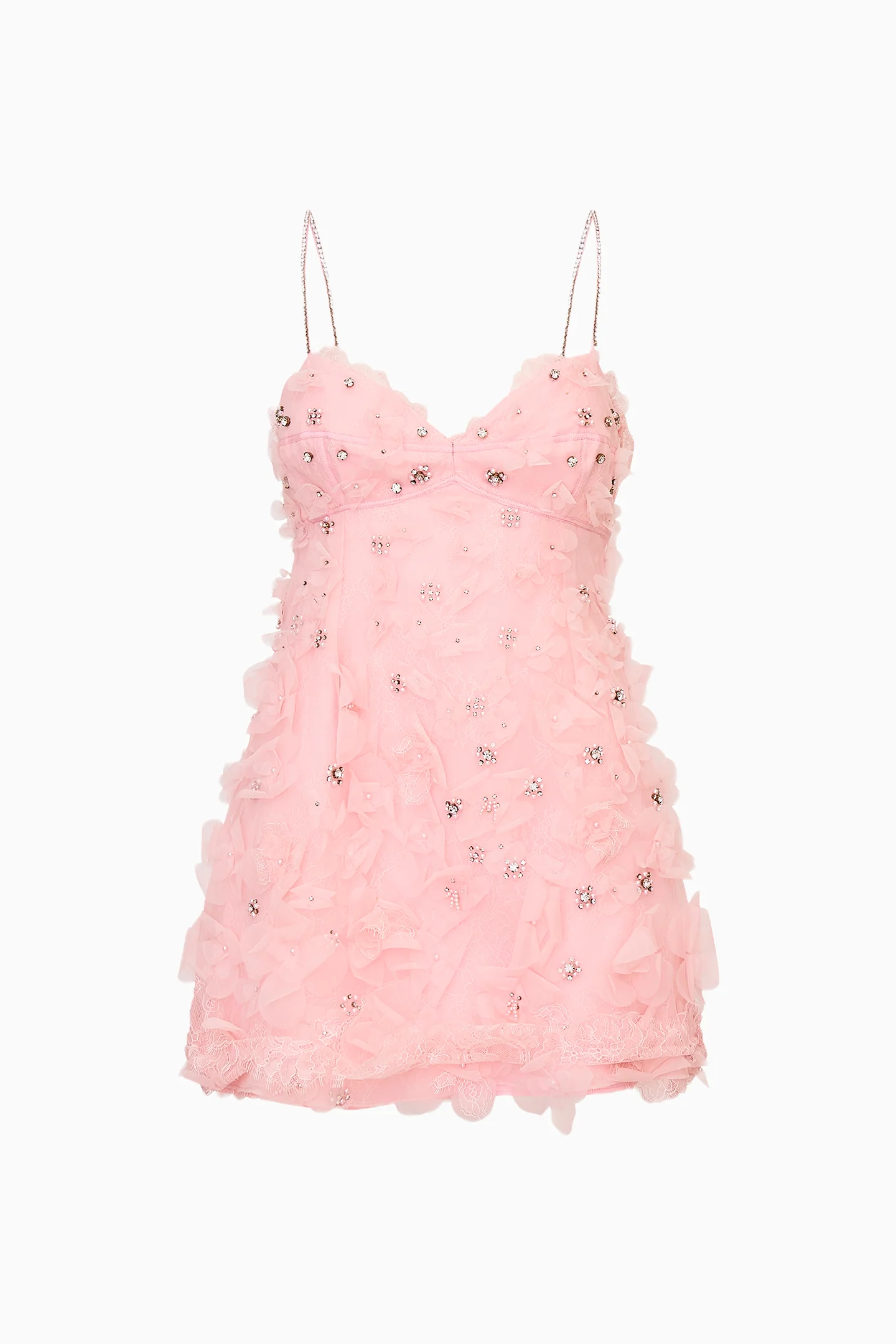 Ambessa Embellished Organza Mini Dress - Image 13