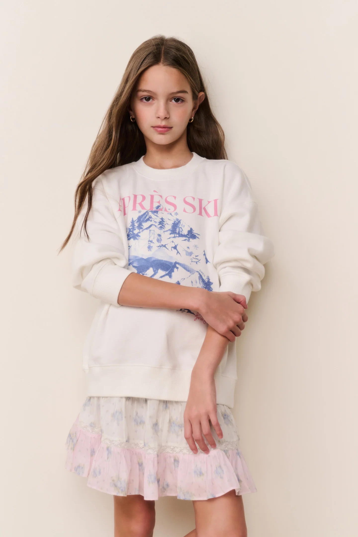 Tween Amethyst Ski Pullover - Image 2