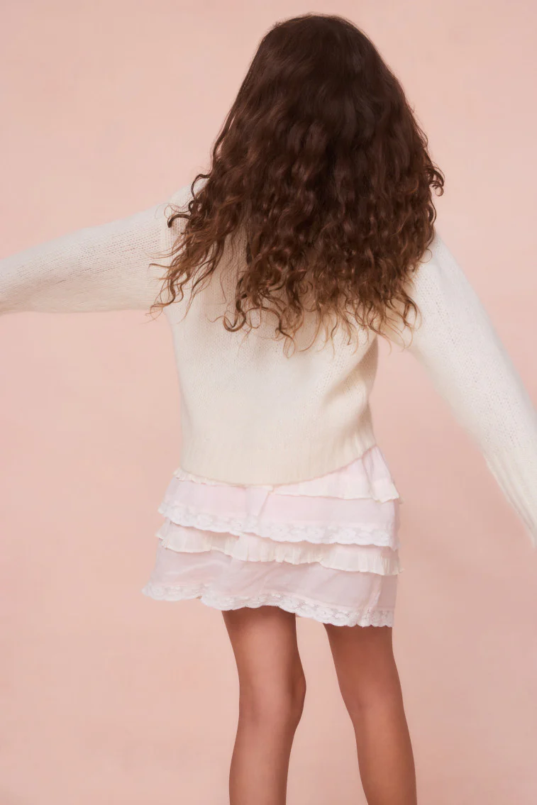 Girls Amya Wool Bow Pullover - Image 4