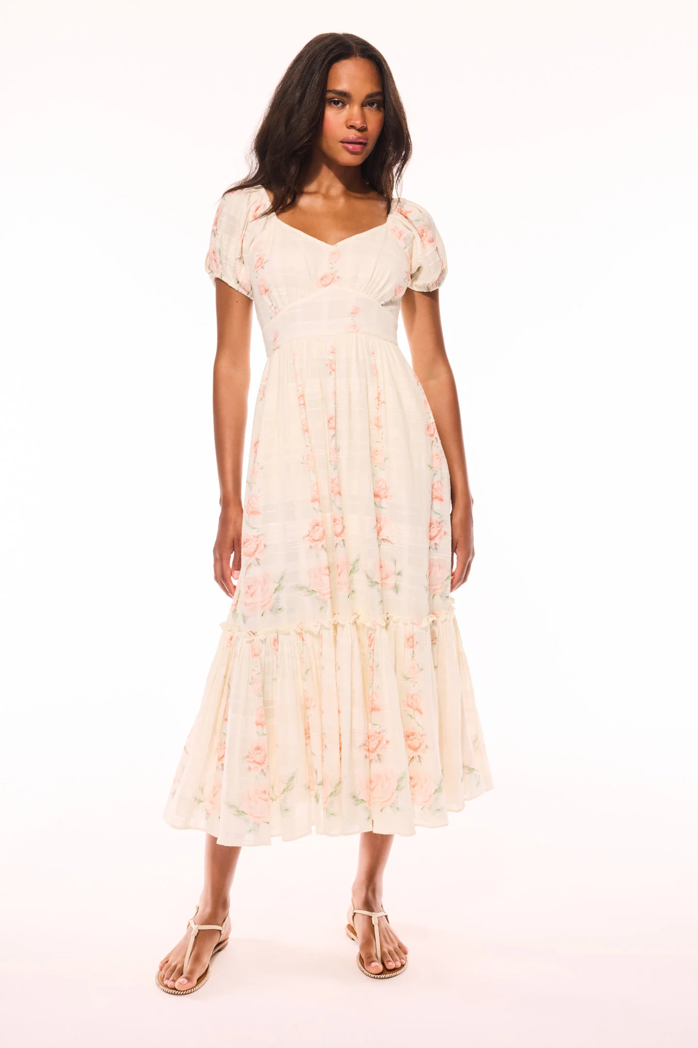 Angie Upcycled Cotton Midi Dress - Image 8