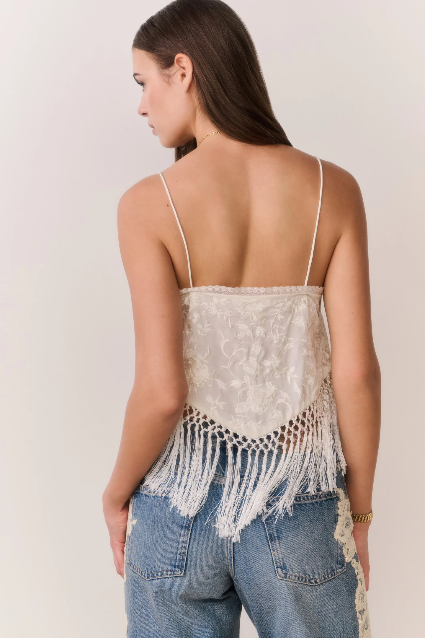 Annemarie Fringe Crop Top - Image 5