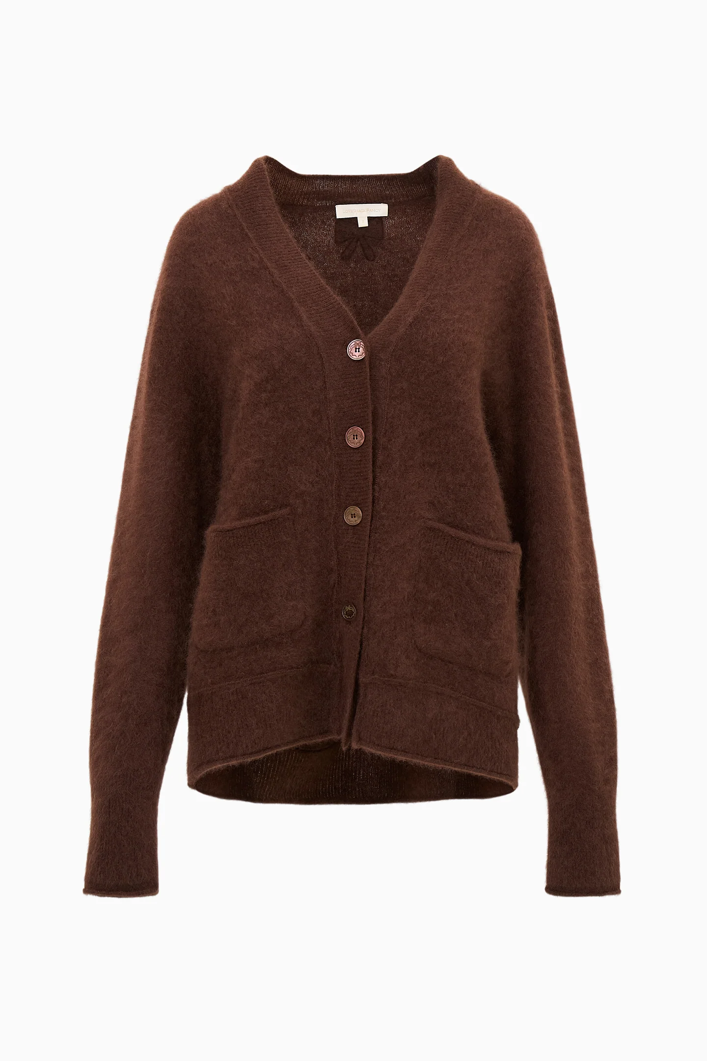Applene Brushed Cashmere Cardigan - Image 5