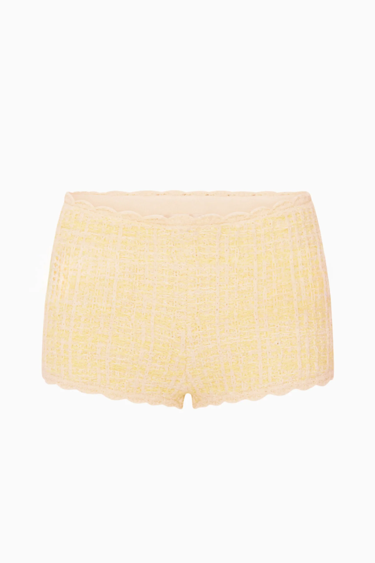 Atlanta Knit Tweed Mini Shorts - Image 6