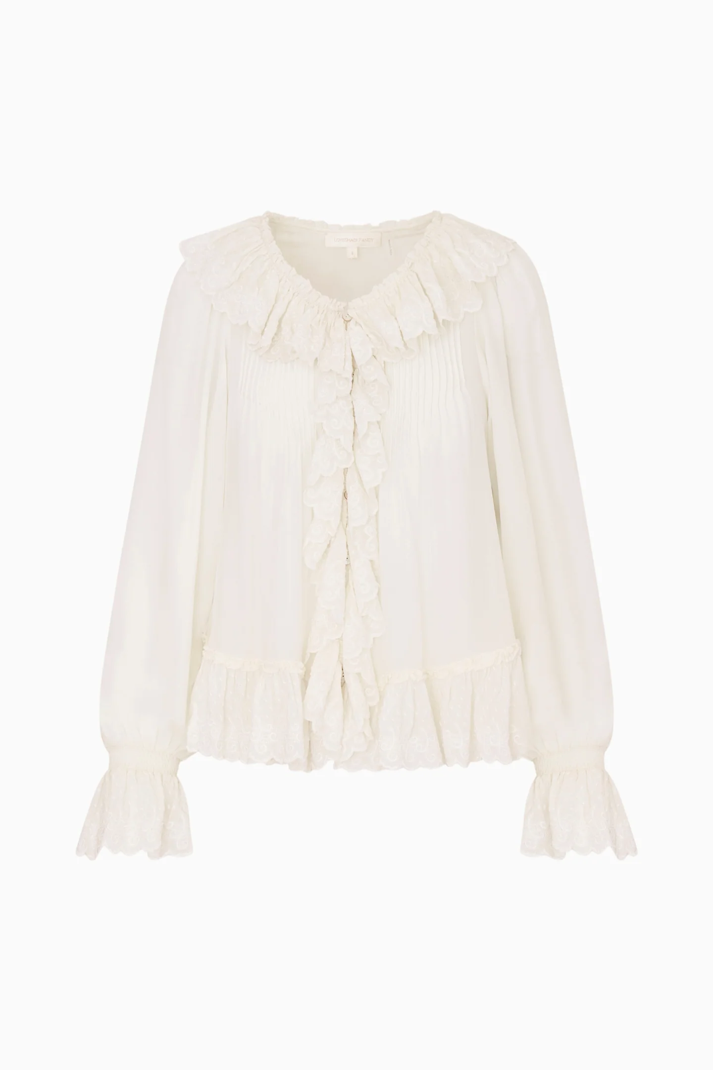 Avee Silk Ruffle Blouse - Image 7