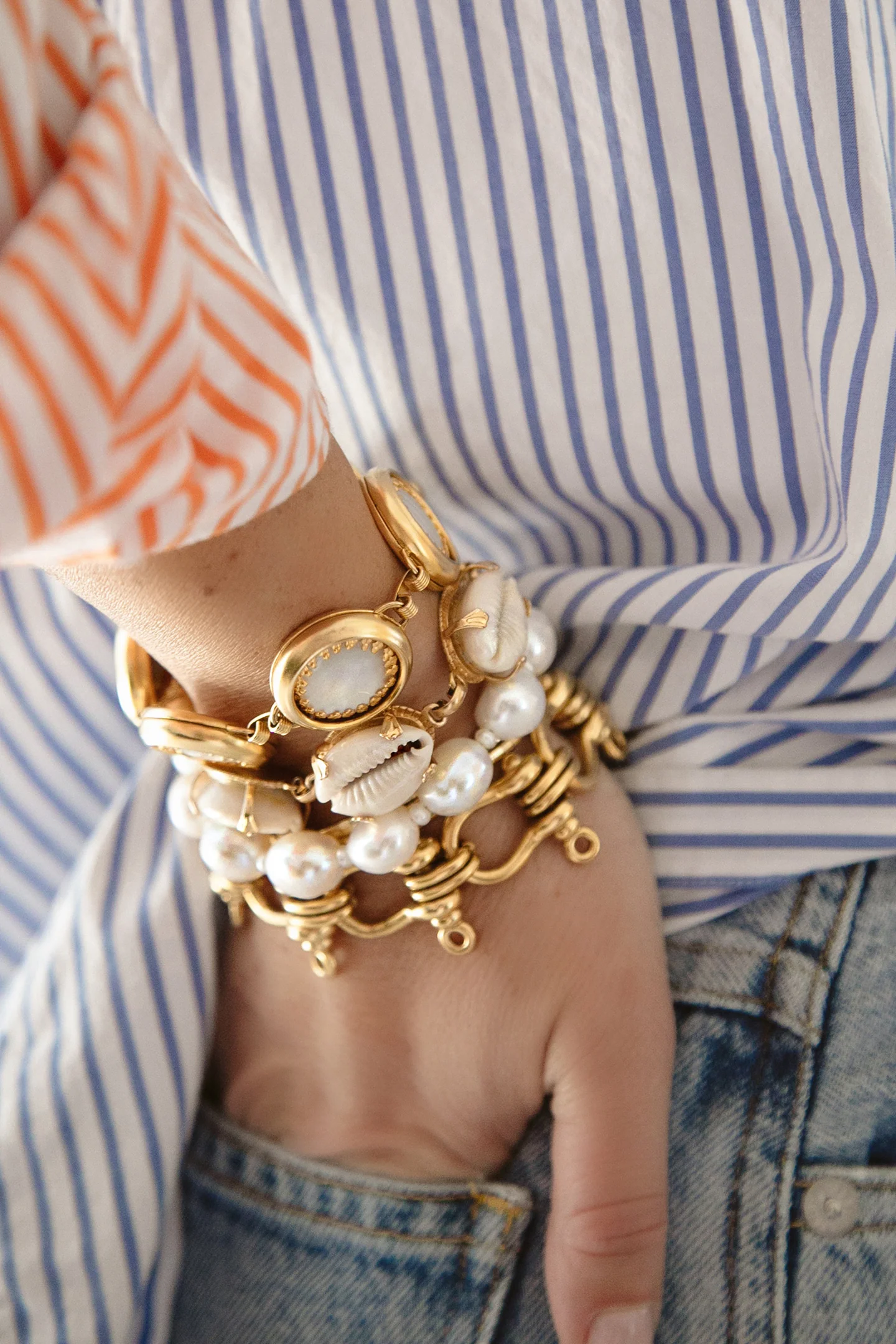 Brinker+Eliza Nautical Link Bracelet - Image 2
