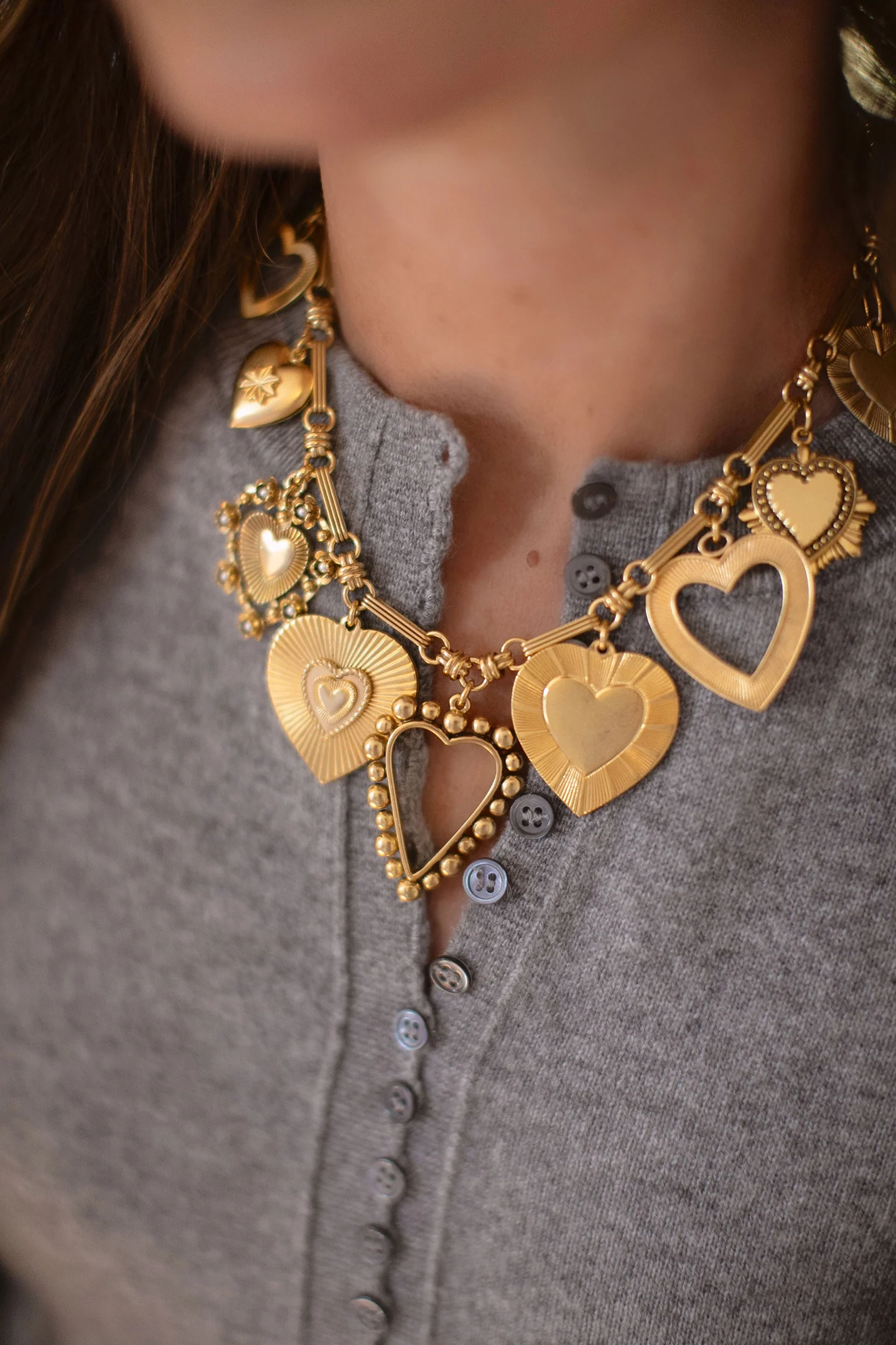 Brinker+Eliza Queen Of Hearts Necklace - Image 3