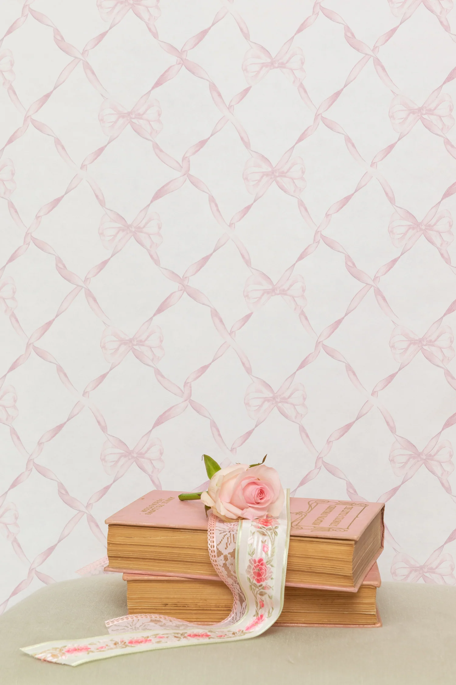 Baby Bow Faded Primrose Standard Wallpaper - Image 3