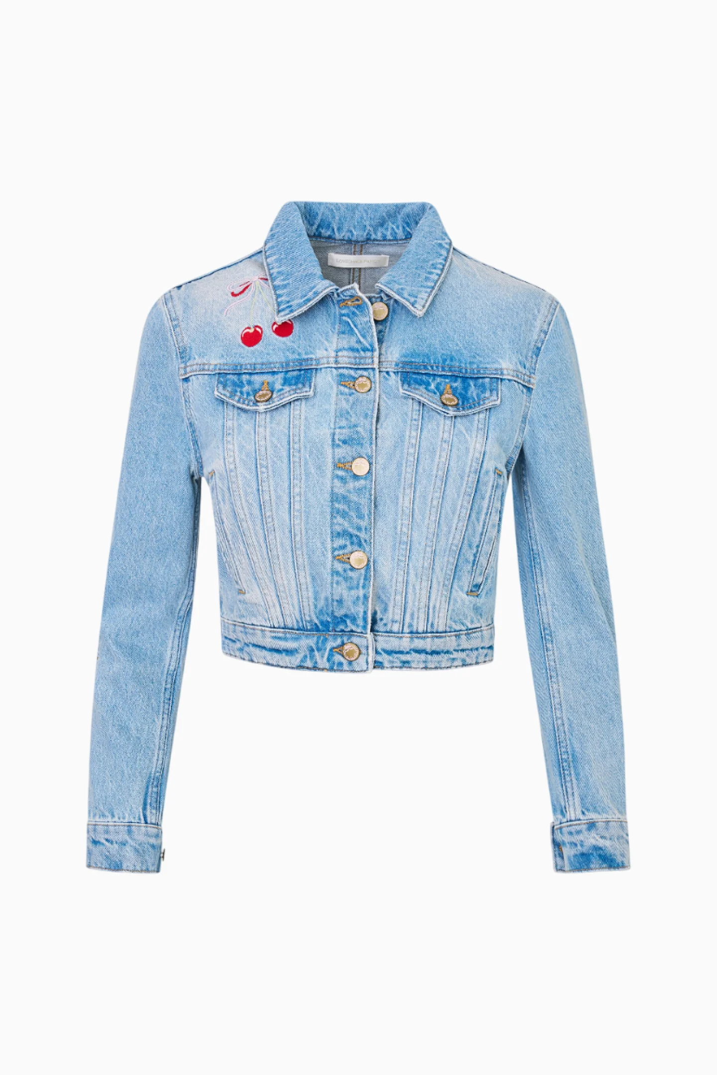 Bardot Cherry Denim Jacket - Image 6