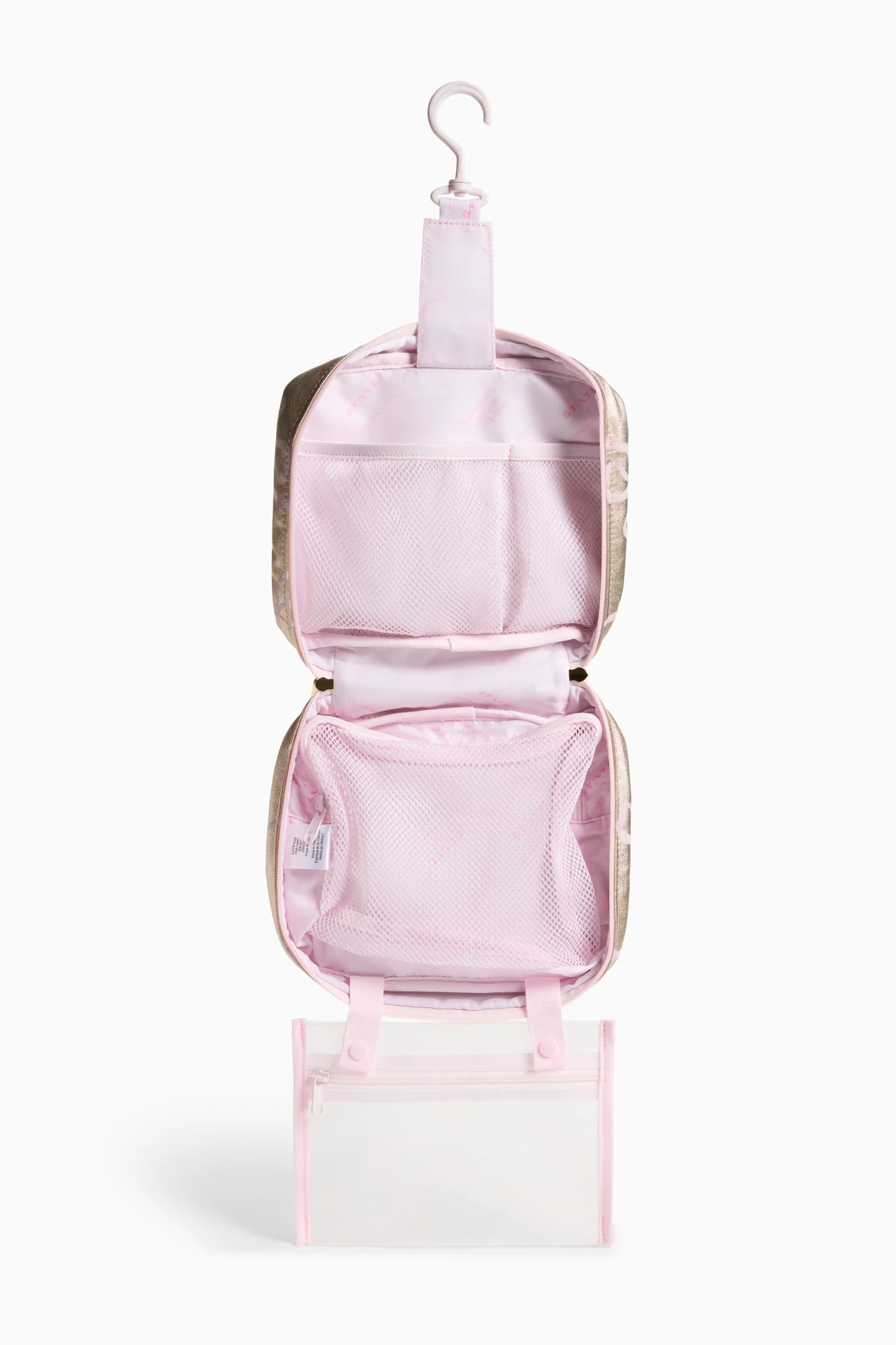 STATE x LoveShackFancy Gold Benson Toiletry Kit - Image 2