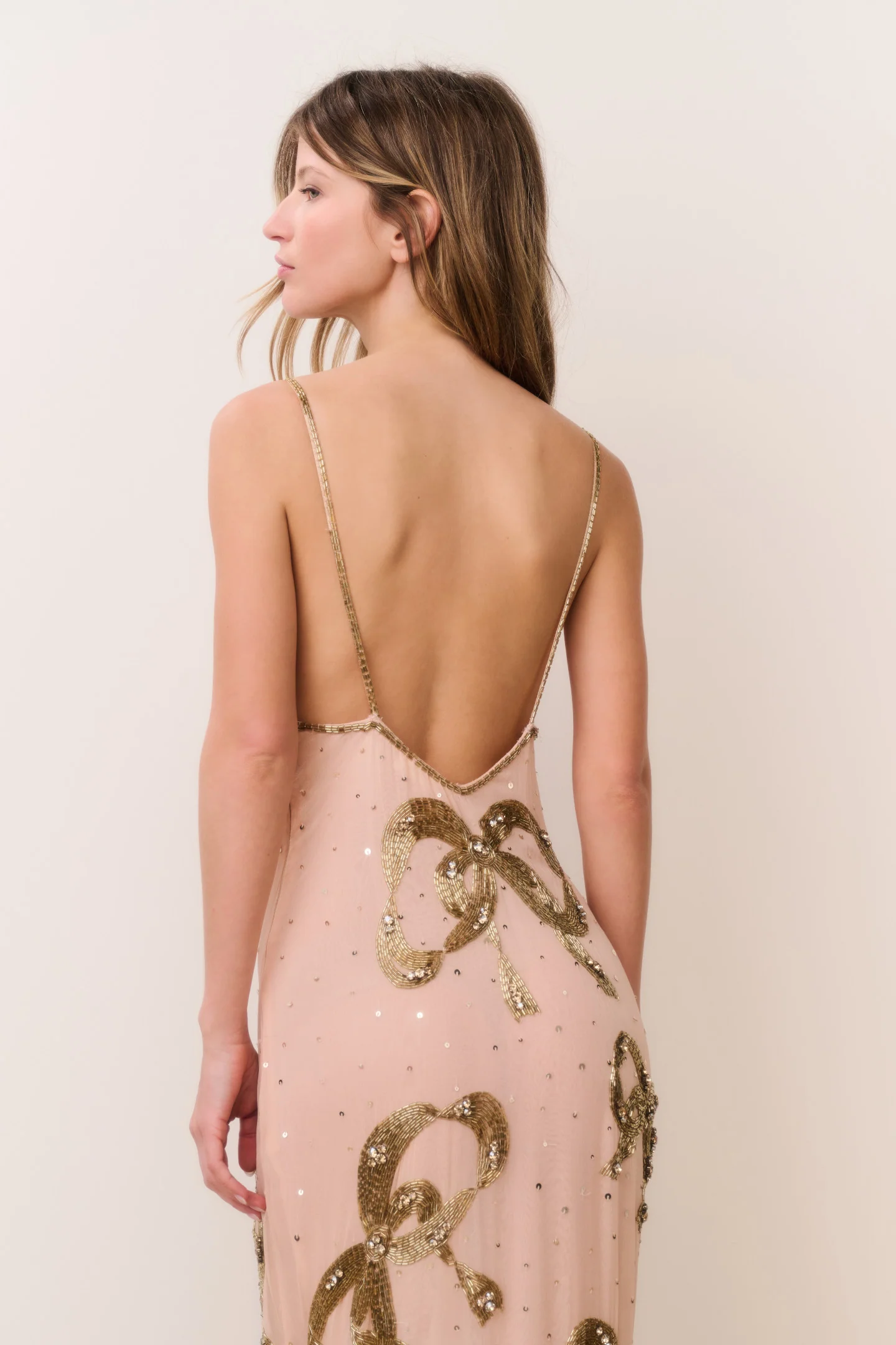 Berisa Beaded Bow Maxi Dress - Image 5