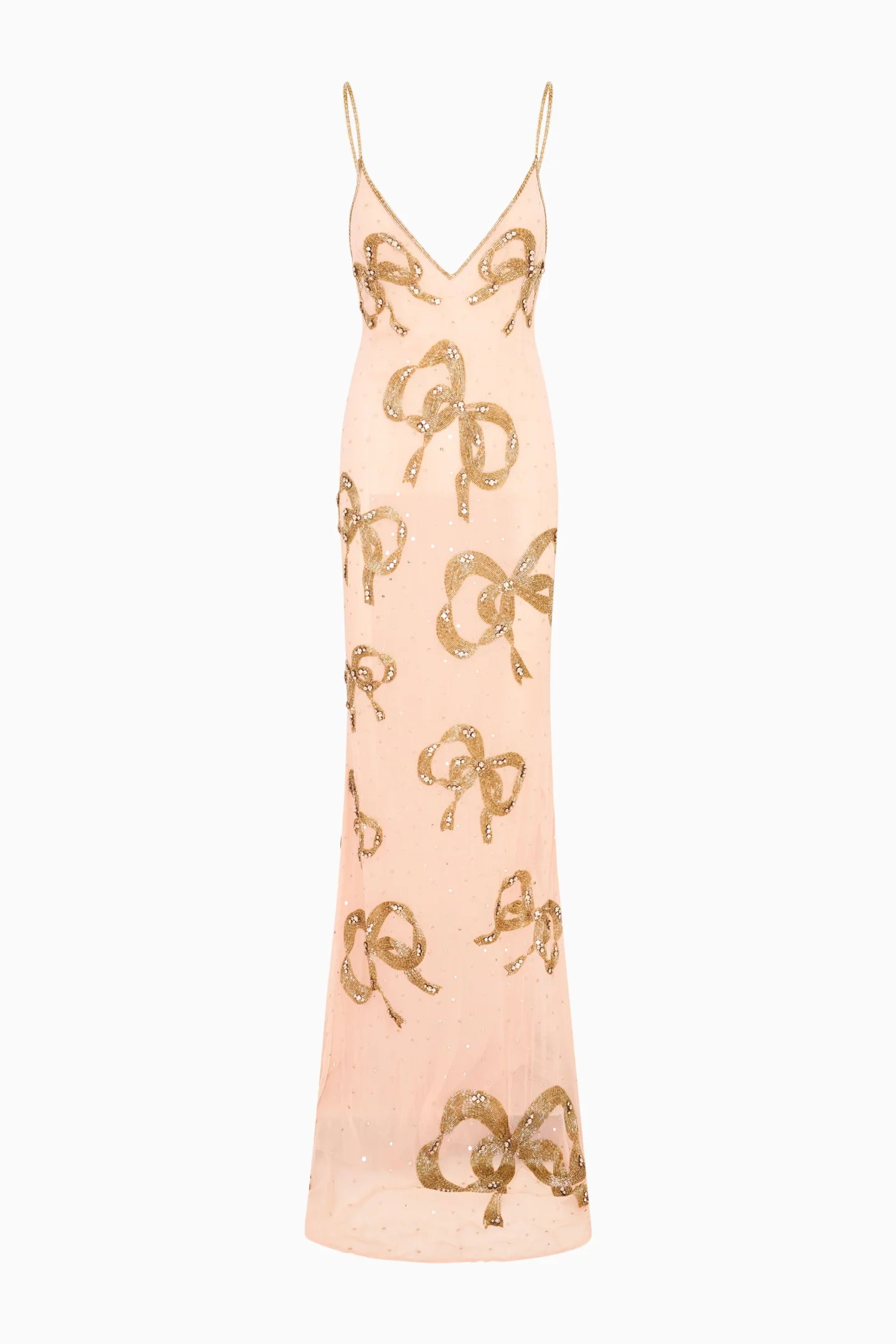Berisa Beaded Bow Maxi Dress - Image 6