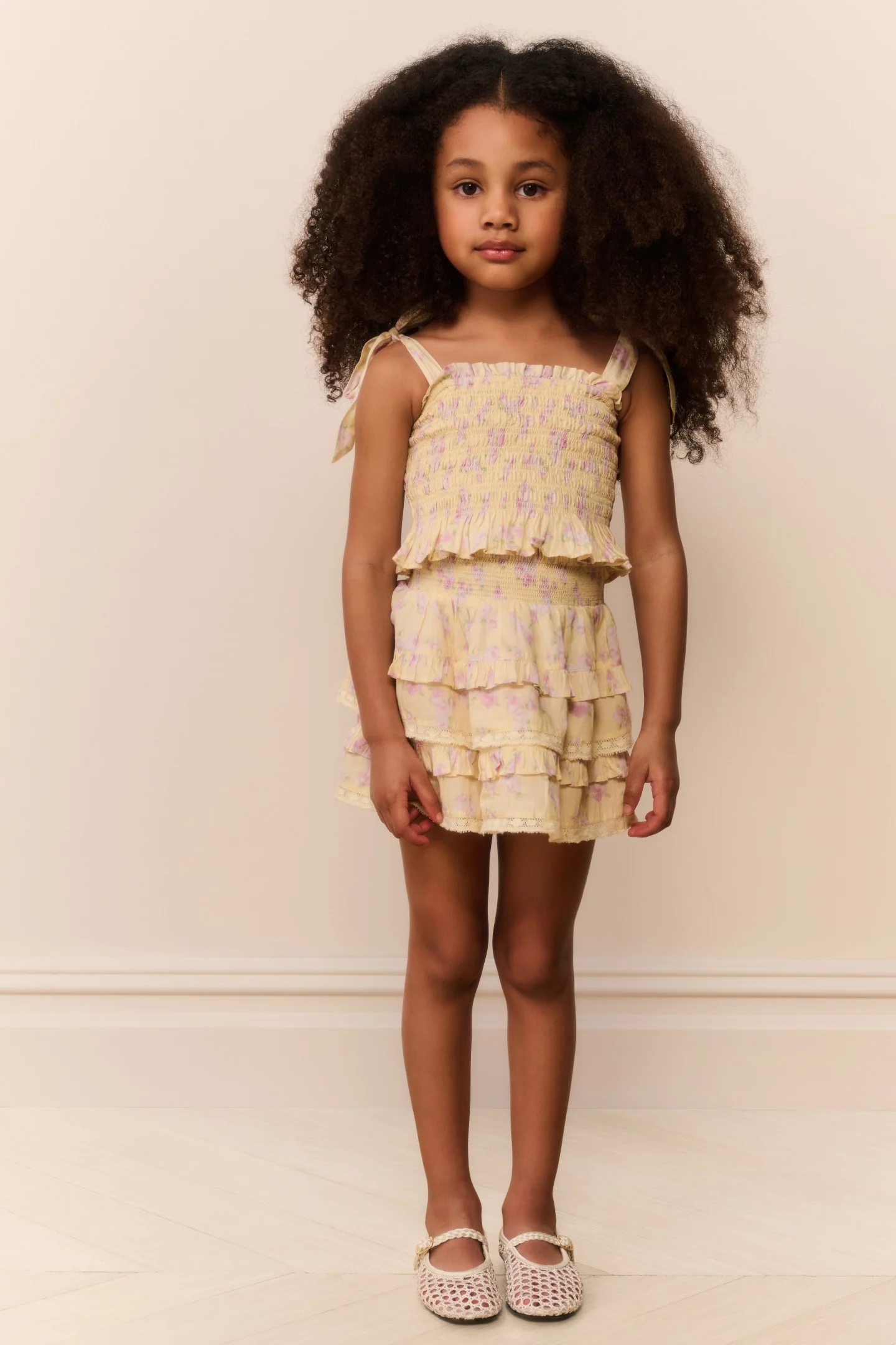 Little Girls Blooming Floral Billie Skirt - Image 2