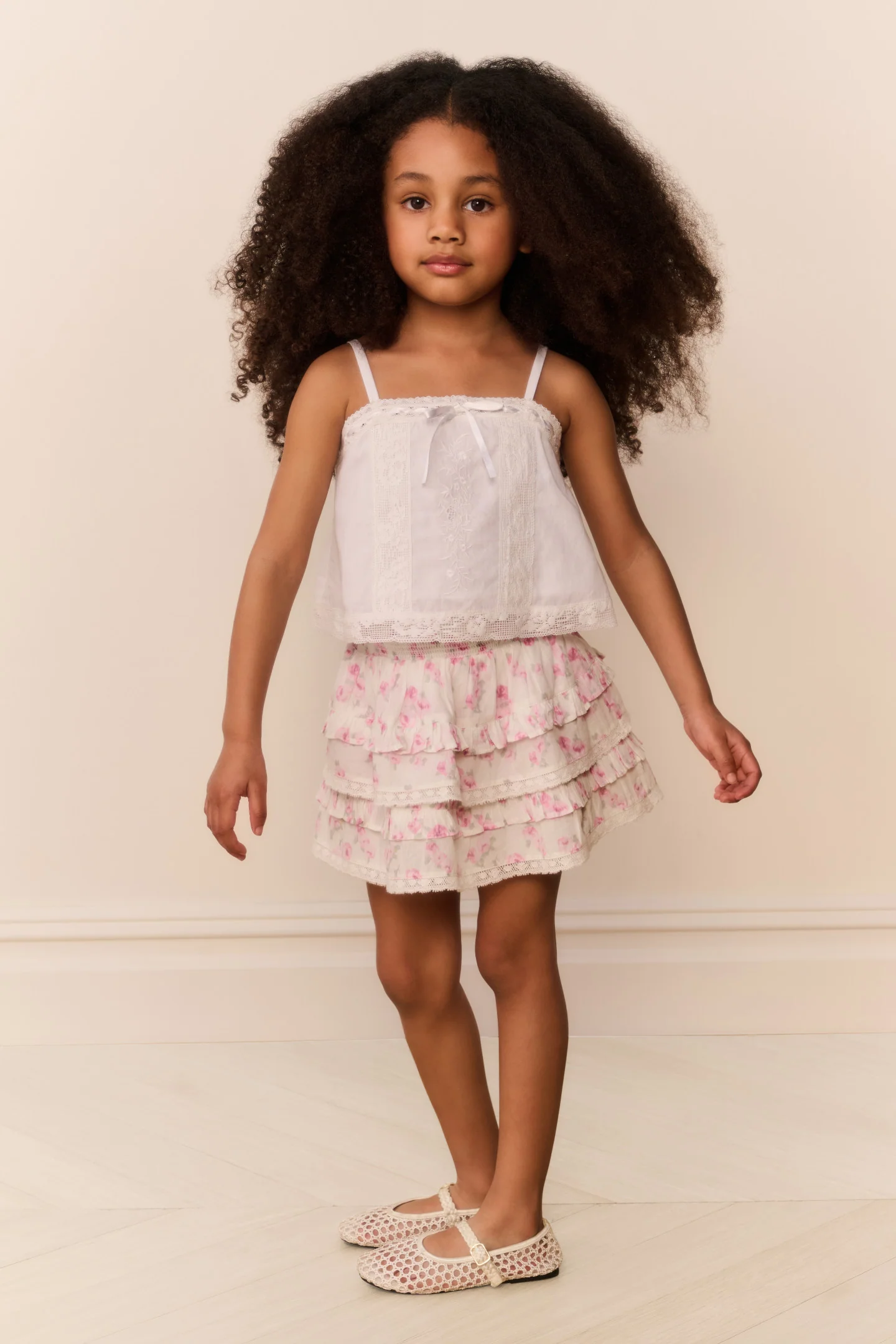 Little Girls Blooming Floral Billie Skirt - Image 5