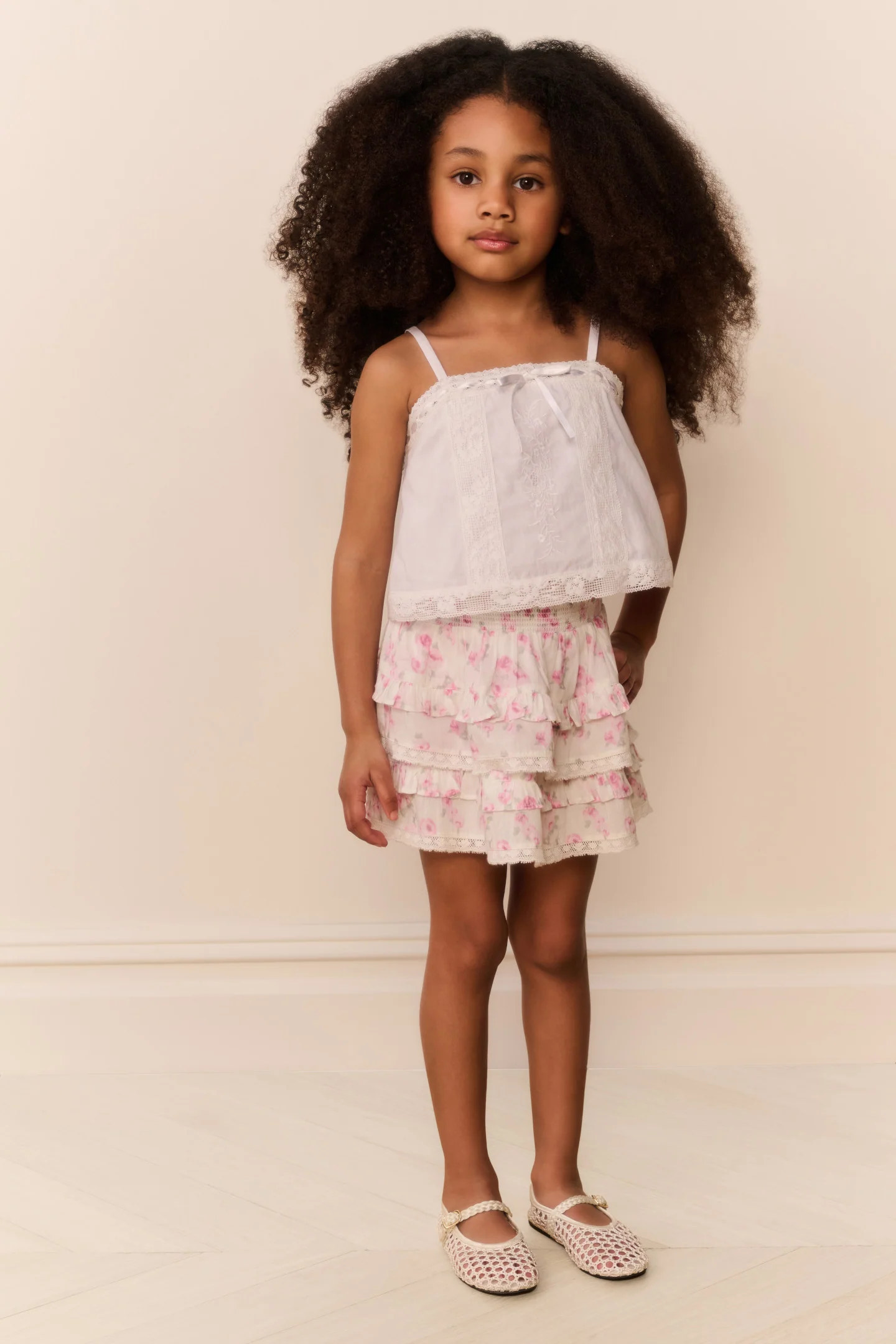 Little Girls Blooming Floral Billie Skirt - Image 6