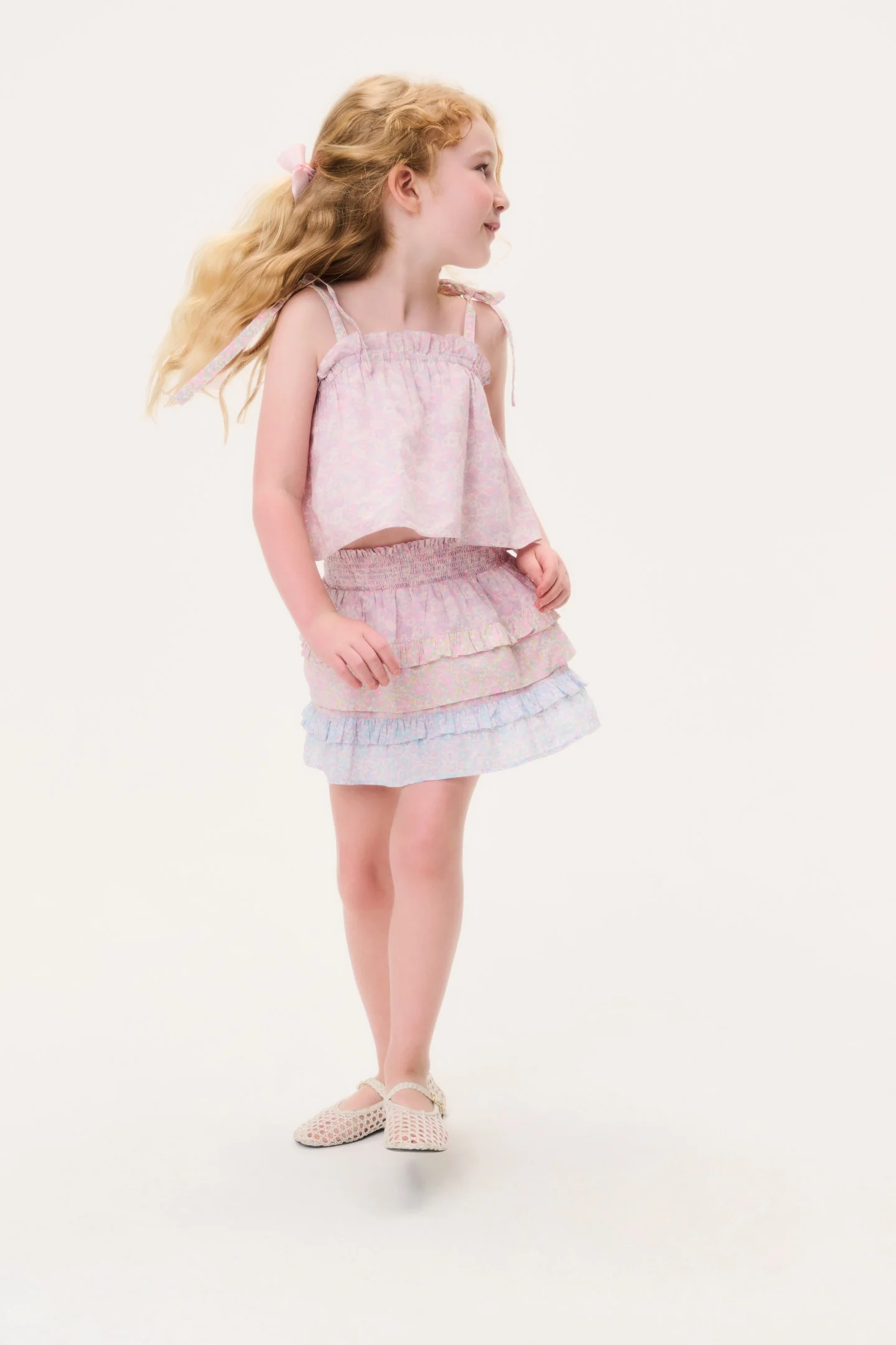 Made With Liberty Fabrics Little Girls Billie Skirt - Image 2