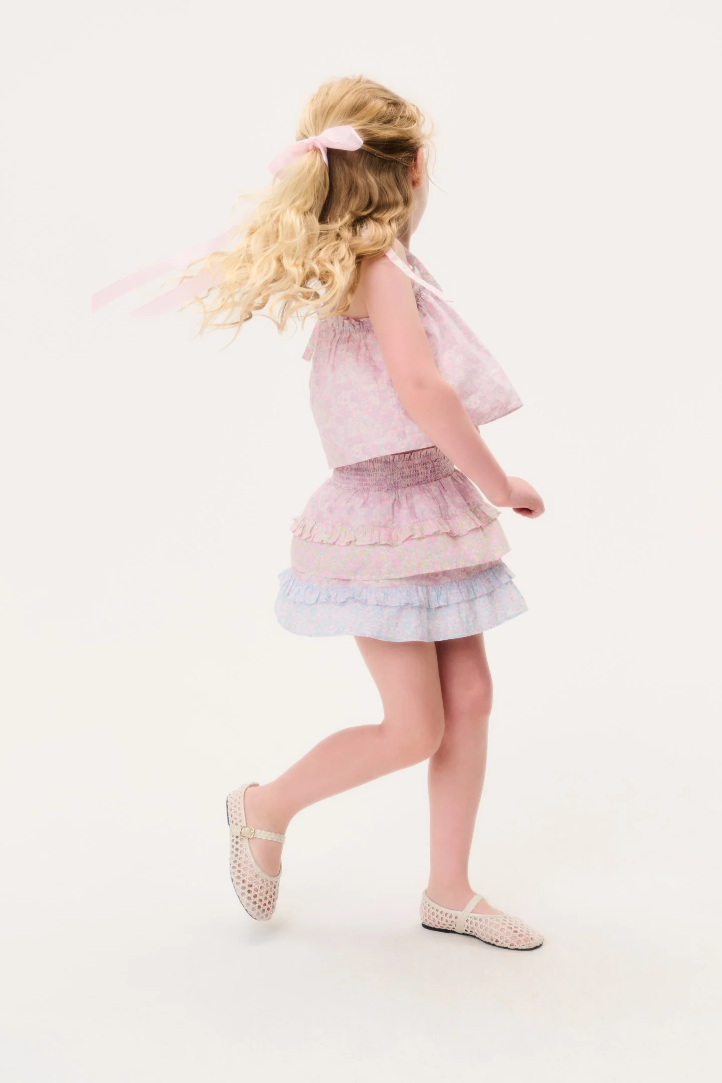 Made With Liberty Fabrics Little Girls Billie Skirt - Image 3