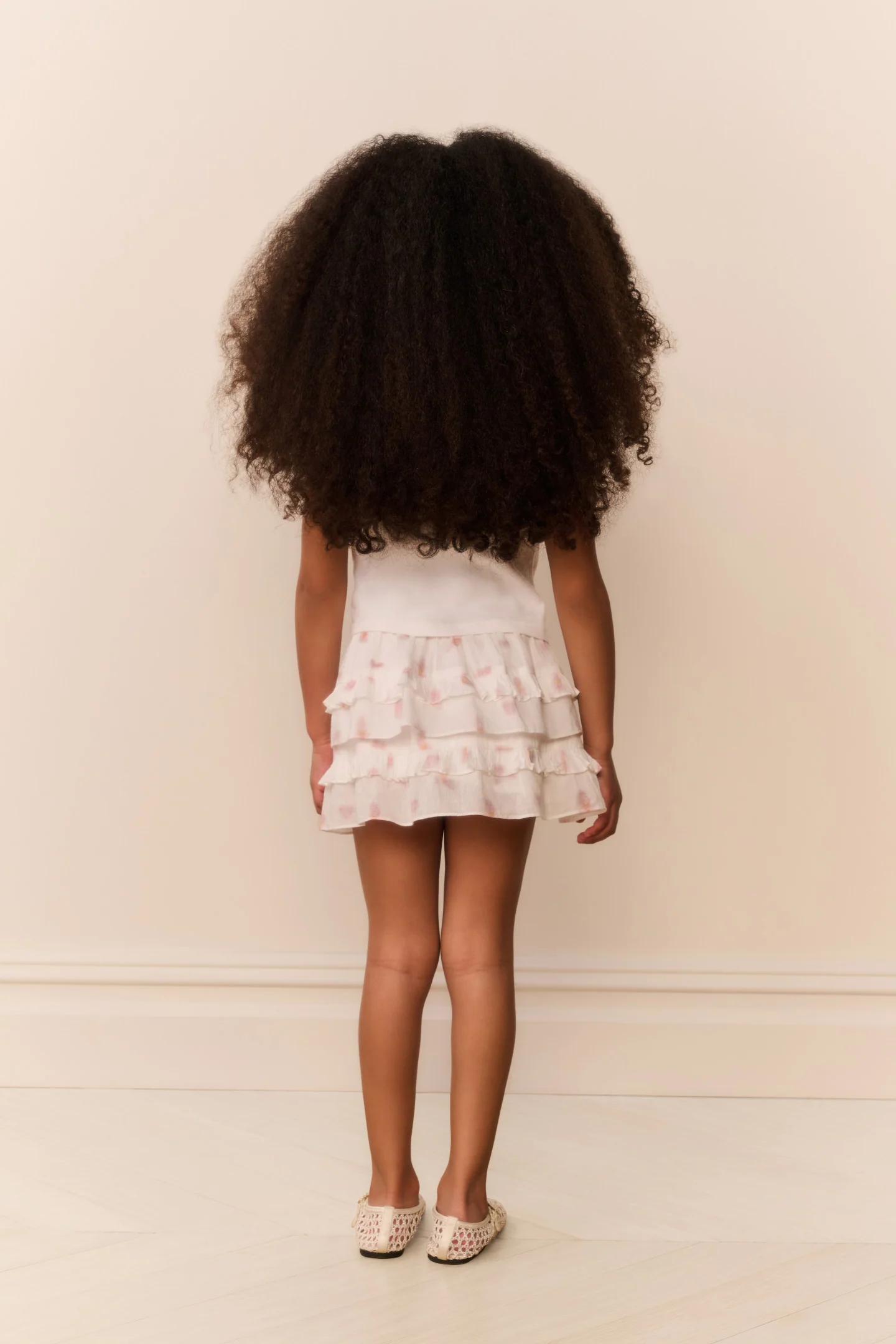 Little Girls Vanilla Twirl Billie Skirt - Image 3