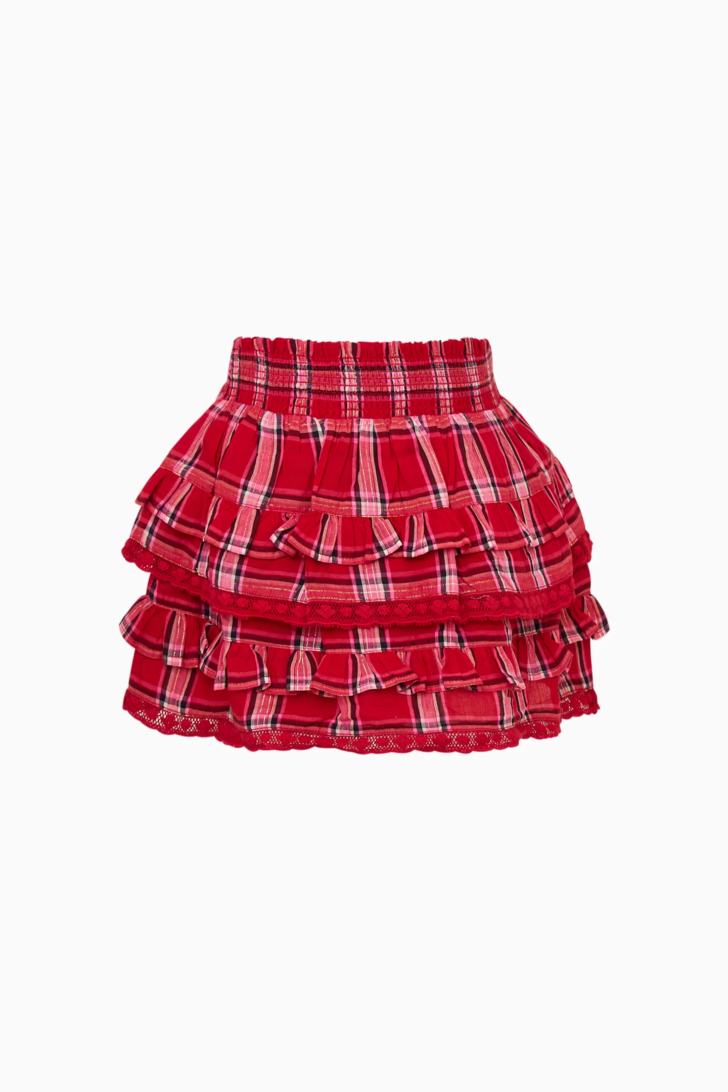 Little Girls Billie Tartan Skirt - Image 4