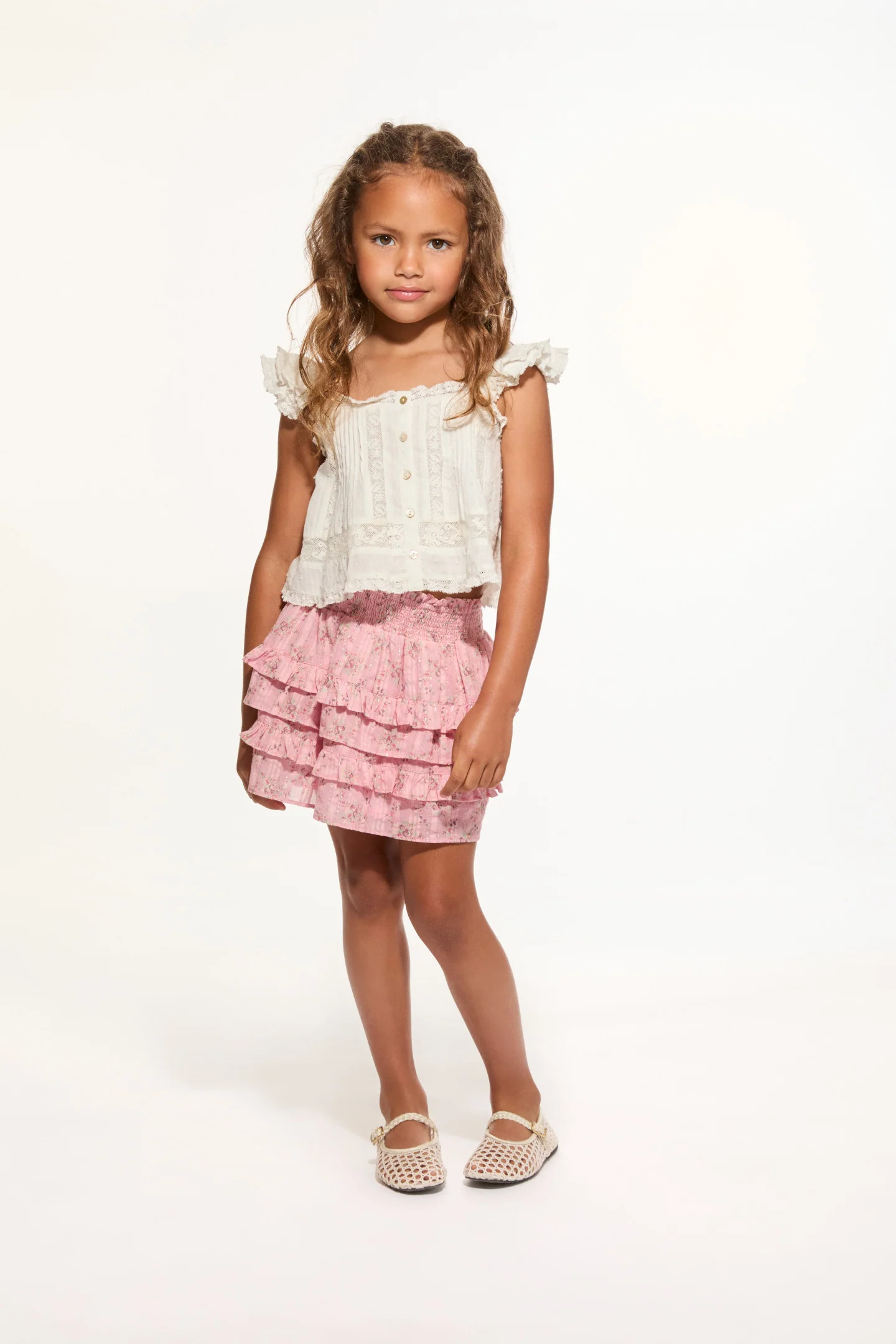 Girls Billie Upcycled Cotton Skirt - Image 9