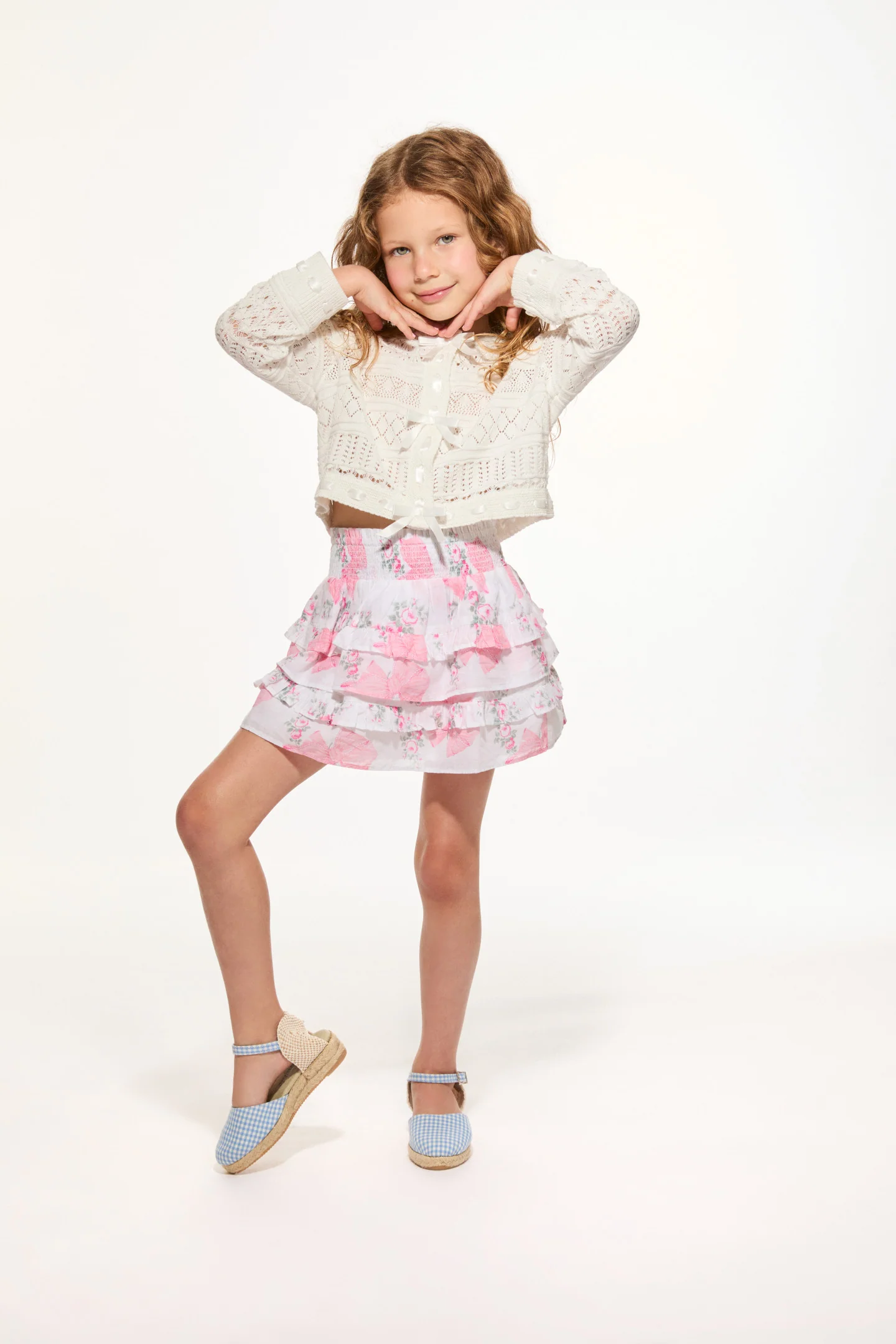 Girls Billie Upcycled Cotton Skirt - Image 10
