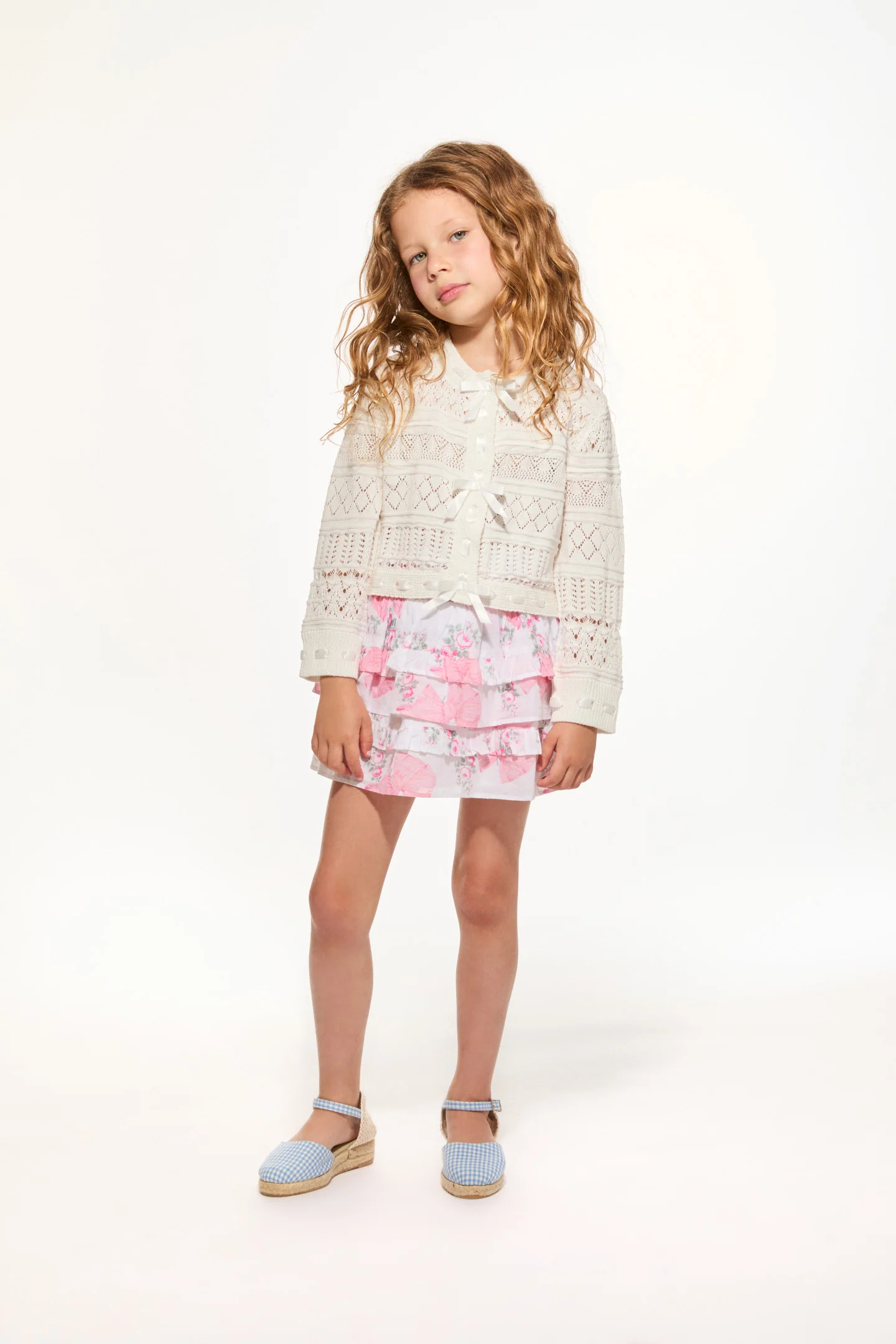 Girls Billie Upcycled Cotton Skirt - Image 11