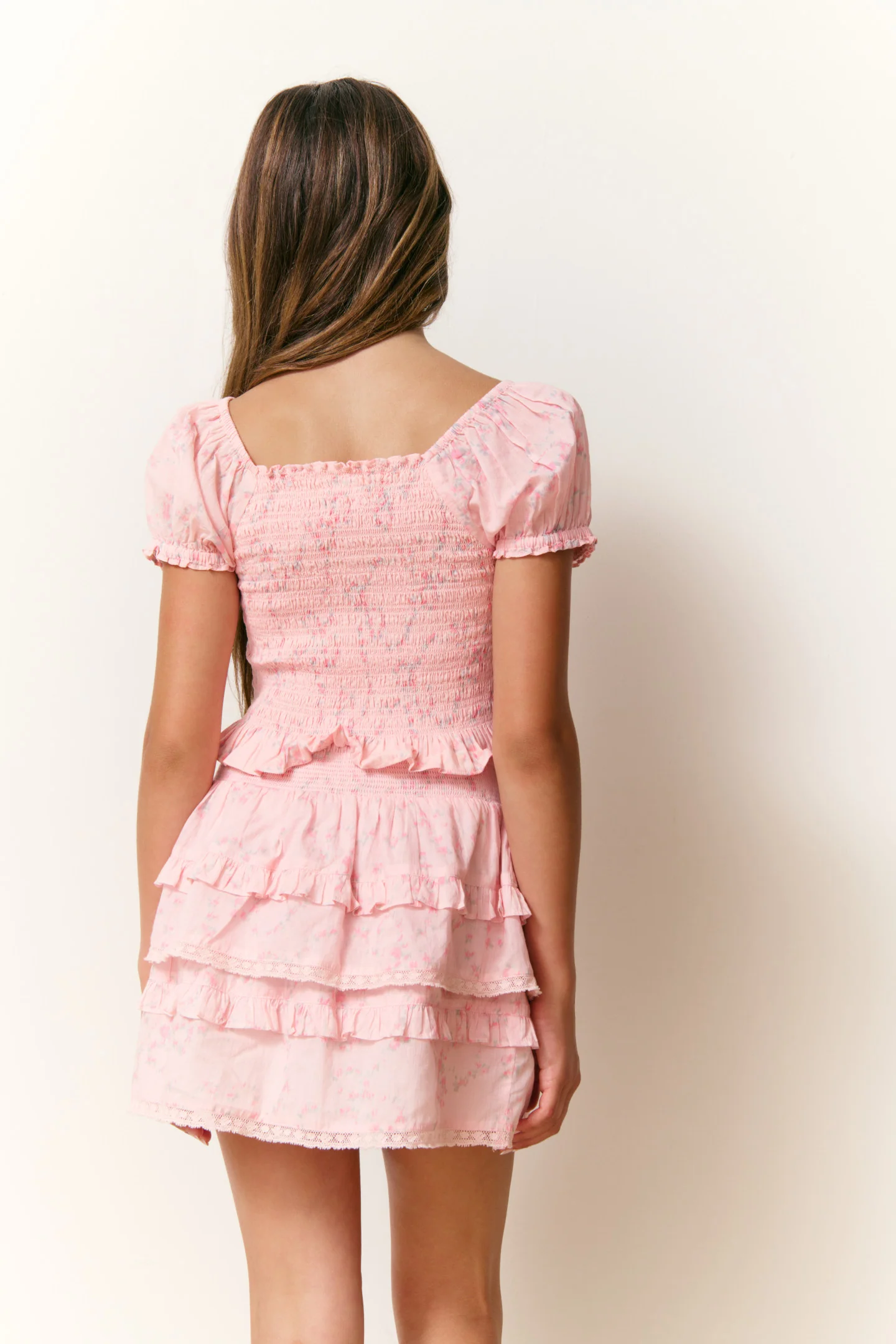 Girls Billie Luna Rosa Fleur Skirt - Image 4