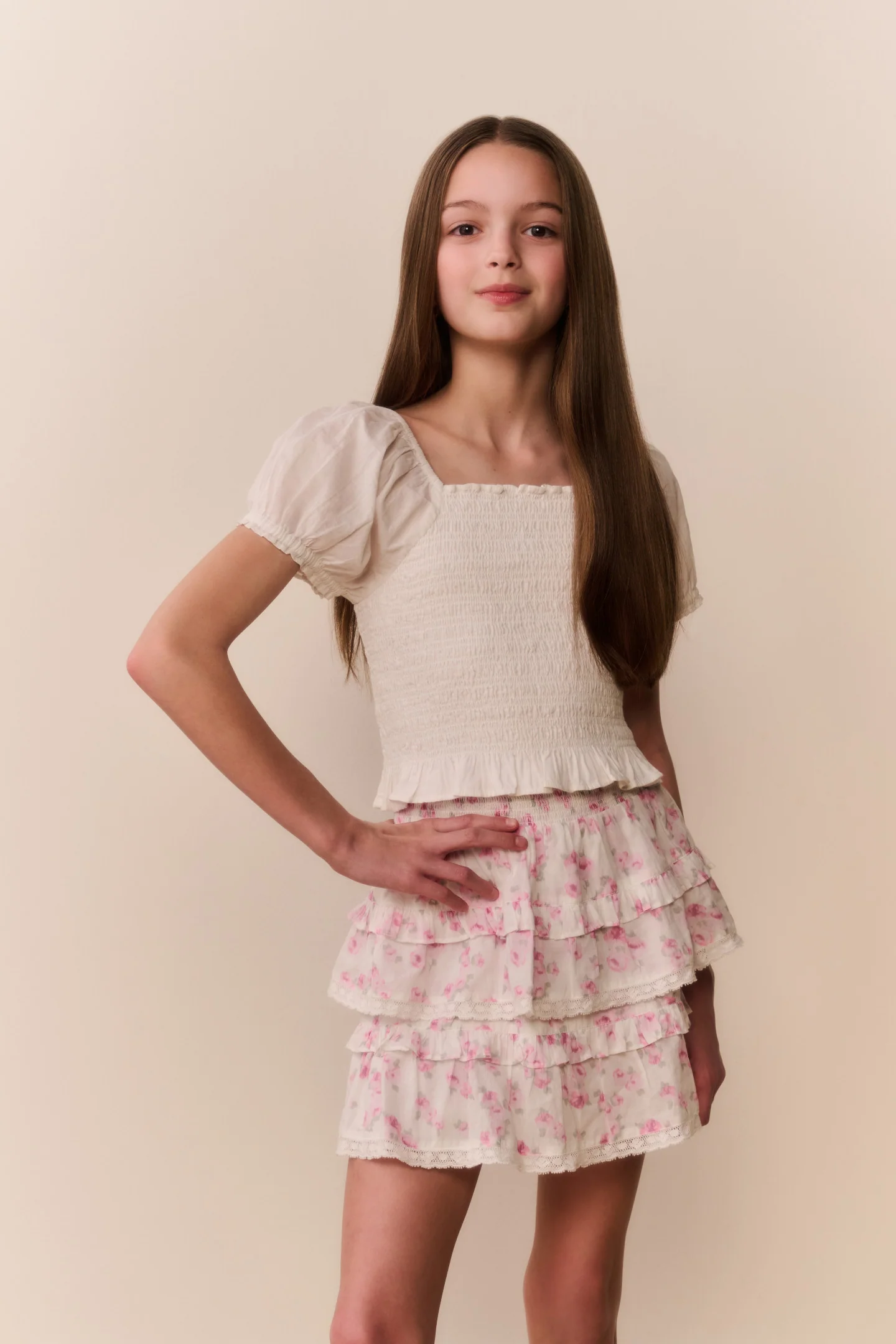 Tween Floral Blooms Billie Skirt - Image 5