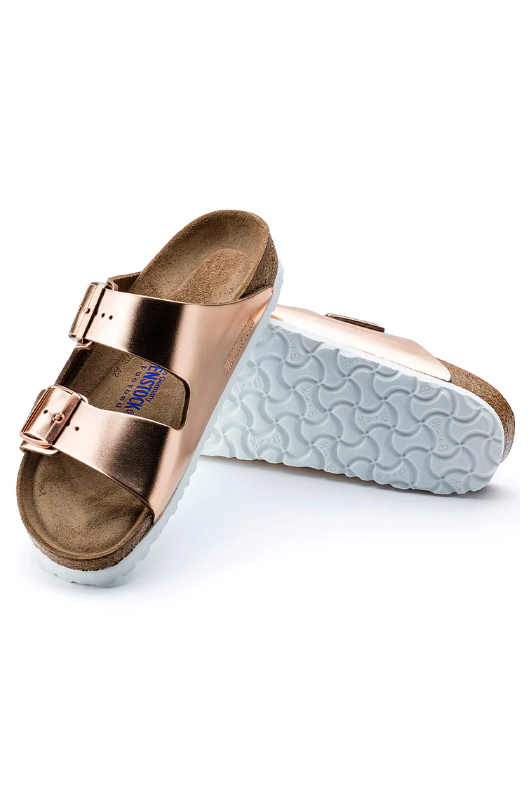 Birkenstock Arizona Metalic Two-Strap Sandal - Image 3