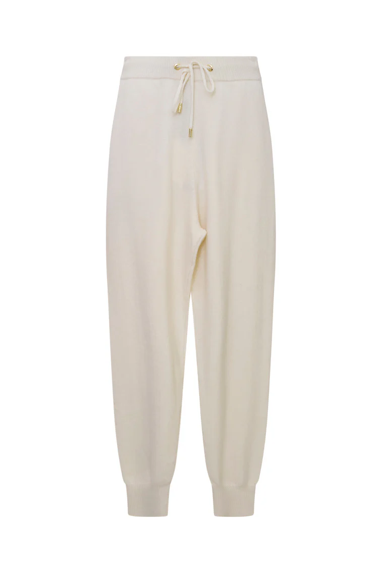 LoveShackFancy x MAX&MOI Bolo Wool-Cashmere Joggers - Image 8
