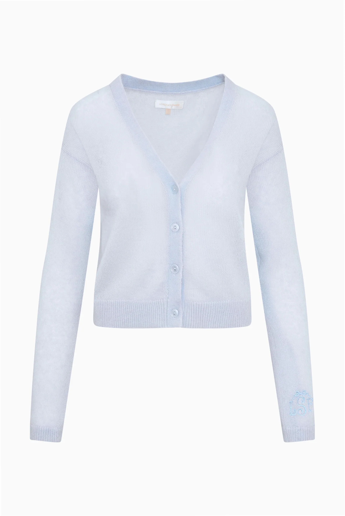 Breckie Sheer Alpaca Cardigan - Image 6