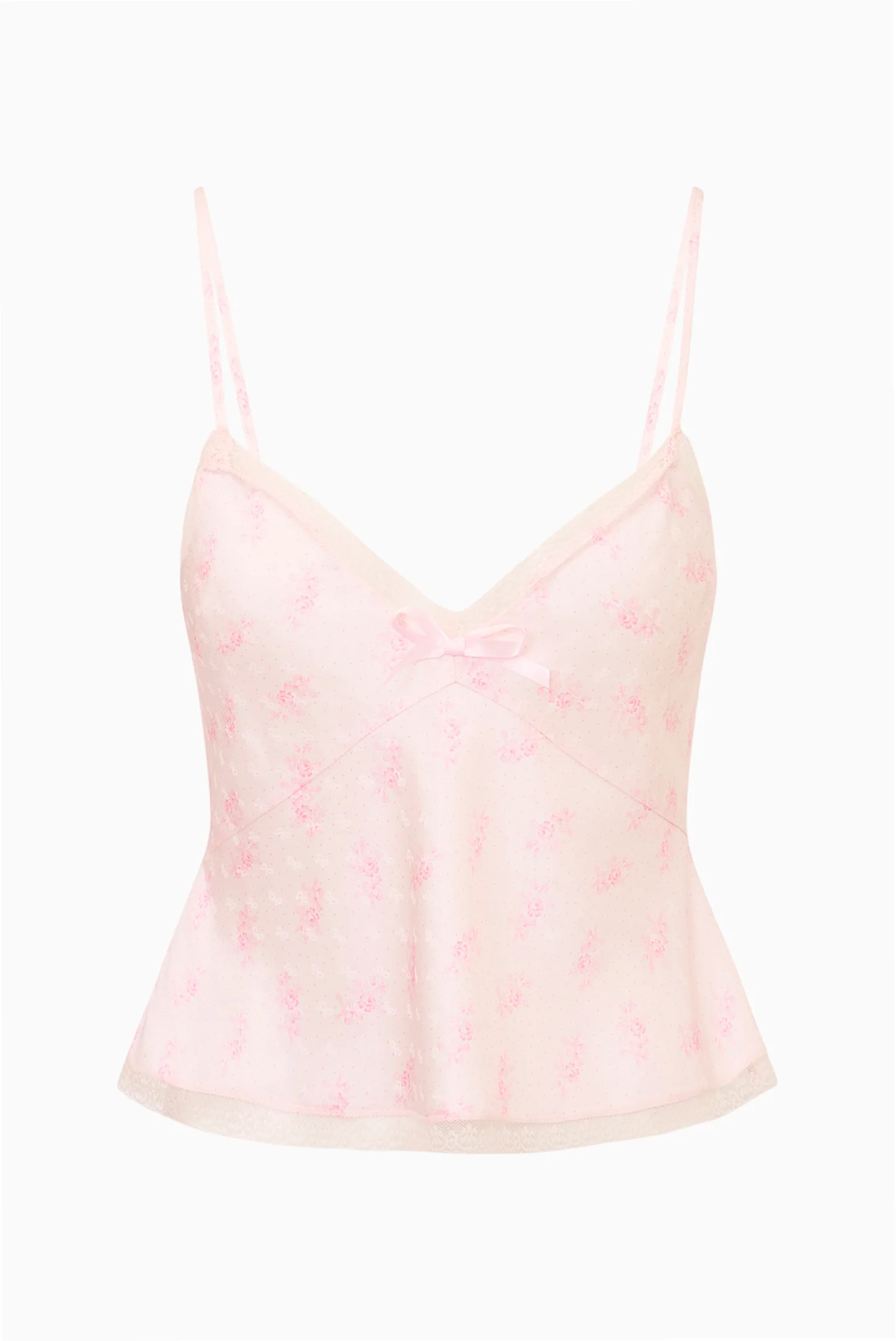 Brett Silk-Blend Floral Cami Top - Image 6