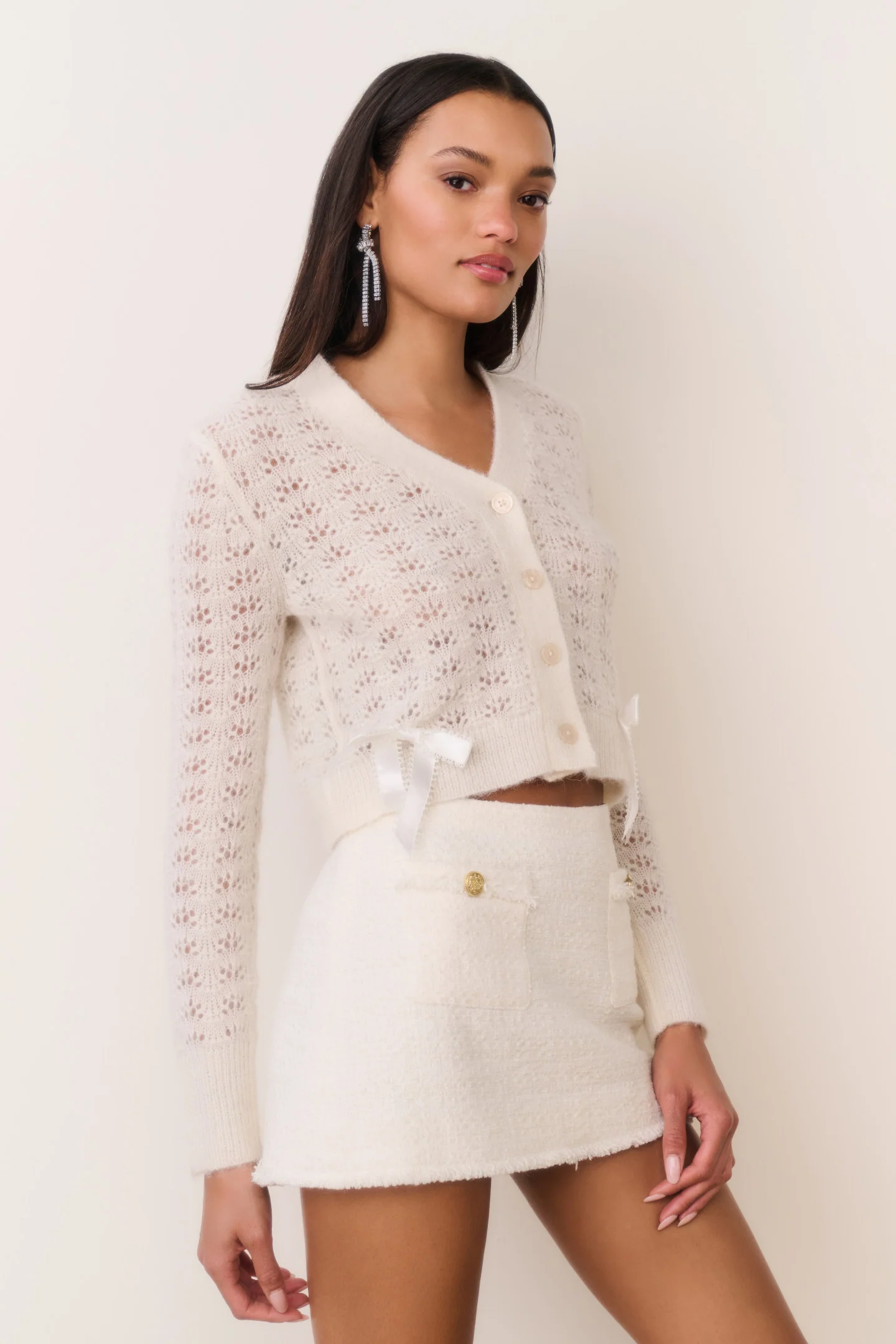 Breya Tweed Mini Skirt - Image 3