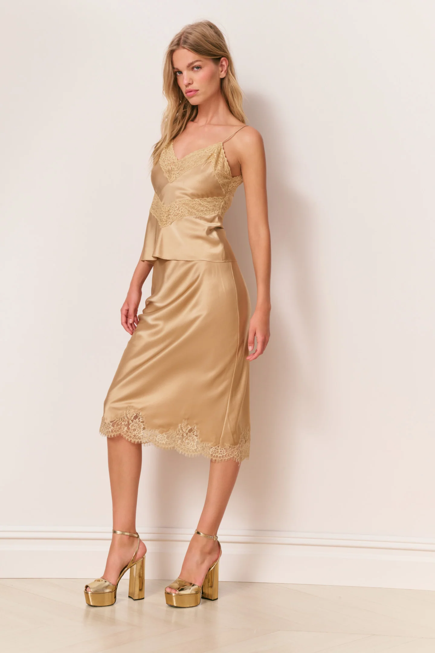 Brimsley Silk Lace Cami Top - Image 3