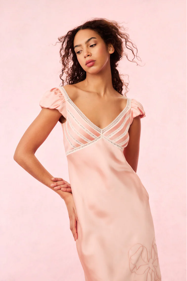 Brinkley Satin Midi Dress - Image 2