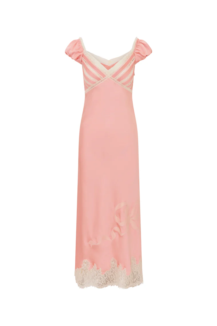 Brinkley Satin Midi Dress - Image 5