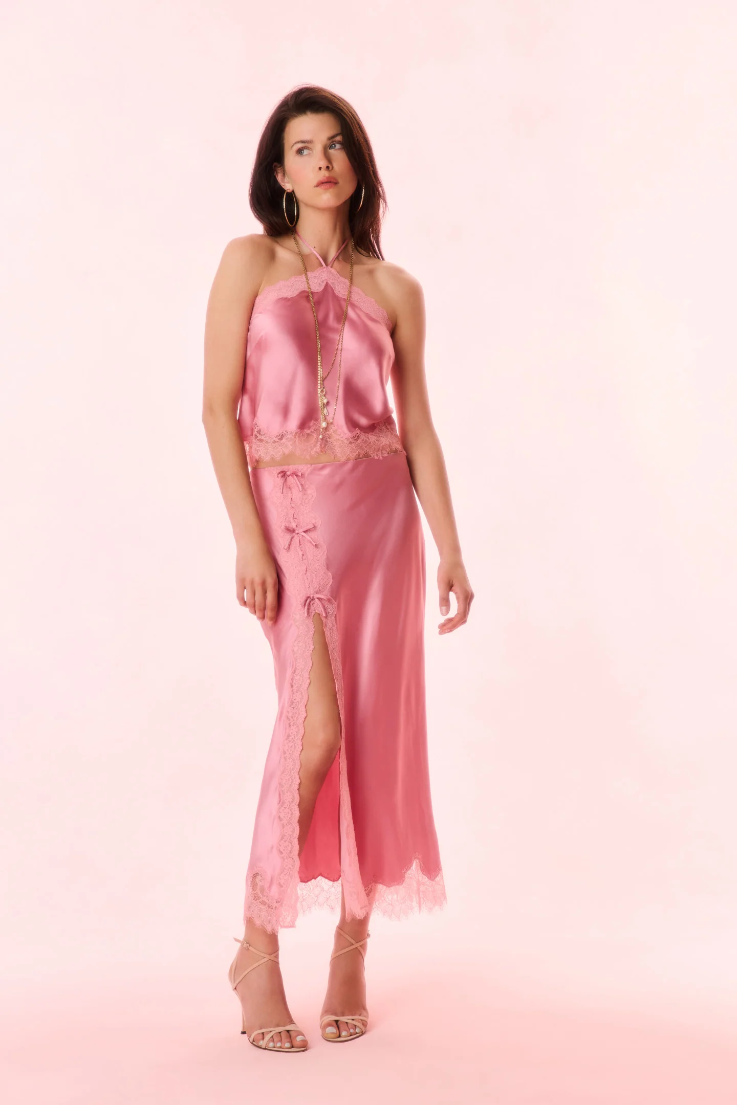 Calder Silk-Blend Maxi Slip Skirt - Image 2
