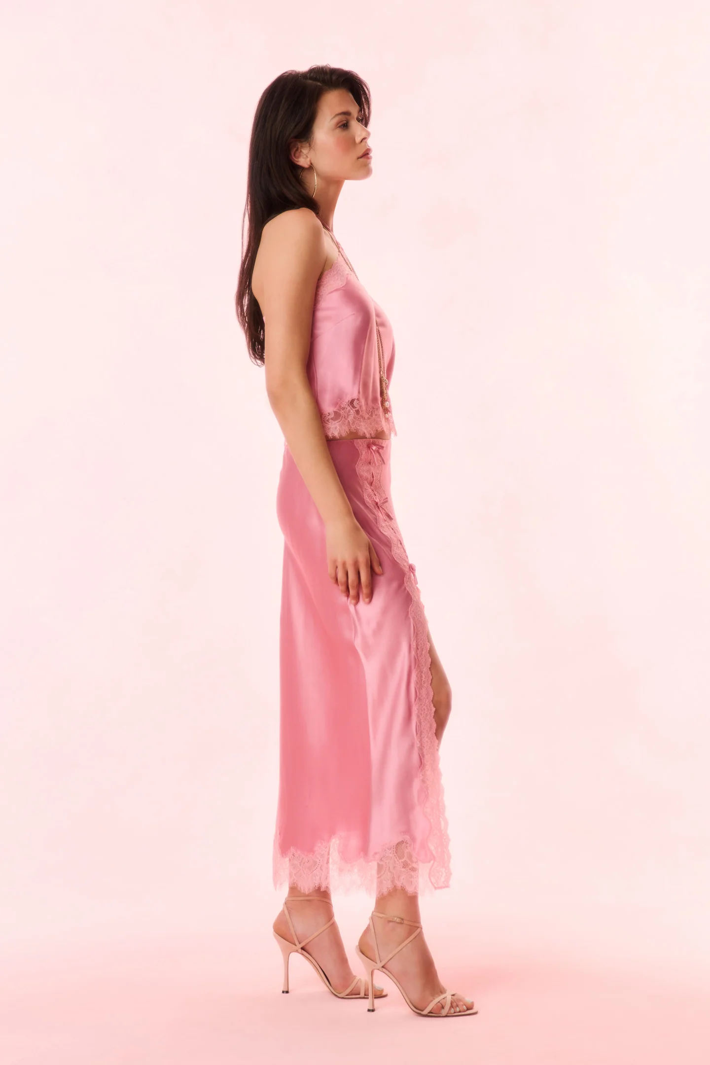 Calder Silk-Blend Maxi Slip Skirt - Image 3