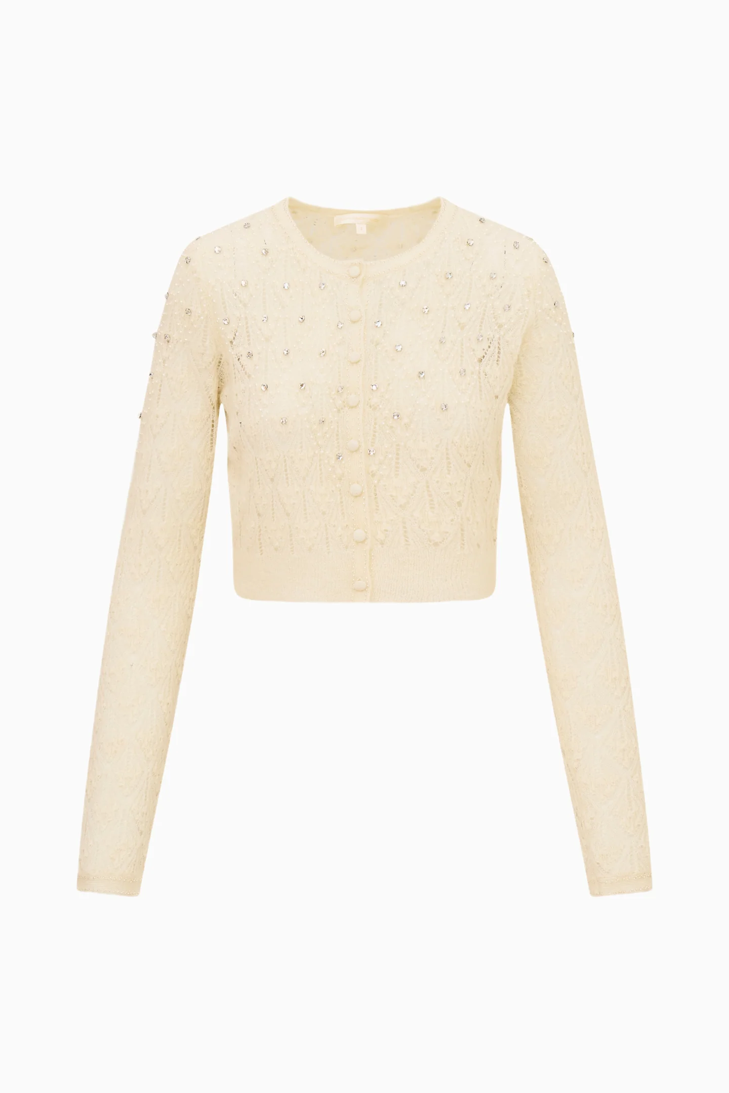 Calico Embellished Pointelle Cardigan - Image 5