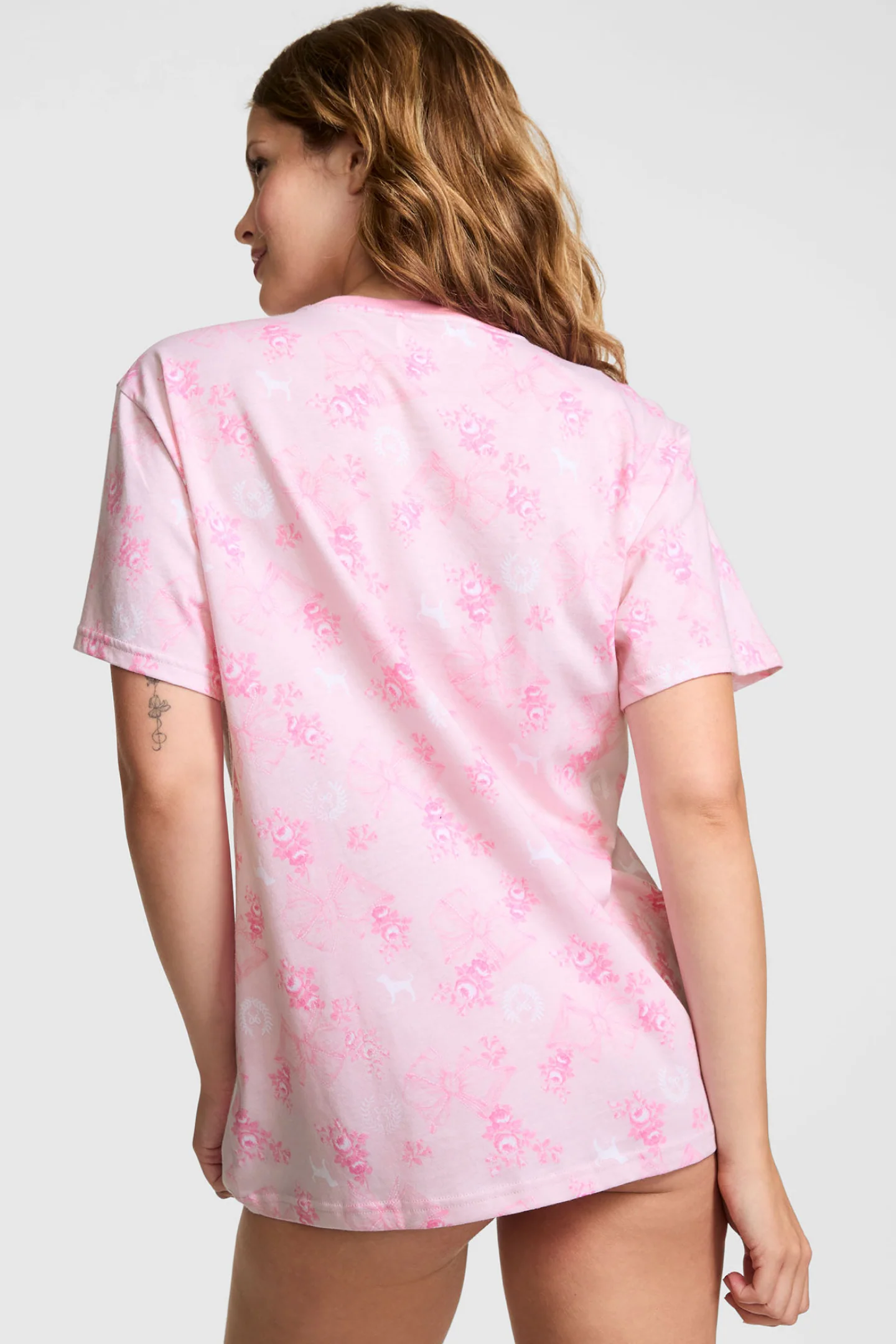 PINK x LoveShackFancy Campus Cotton Tee - Image 13