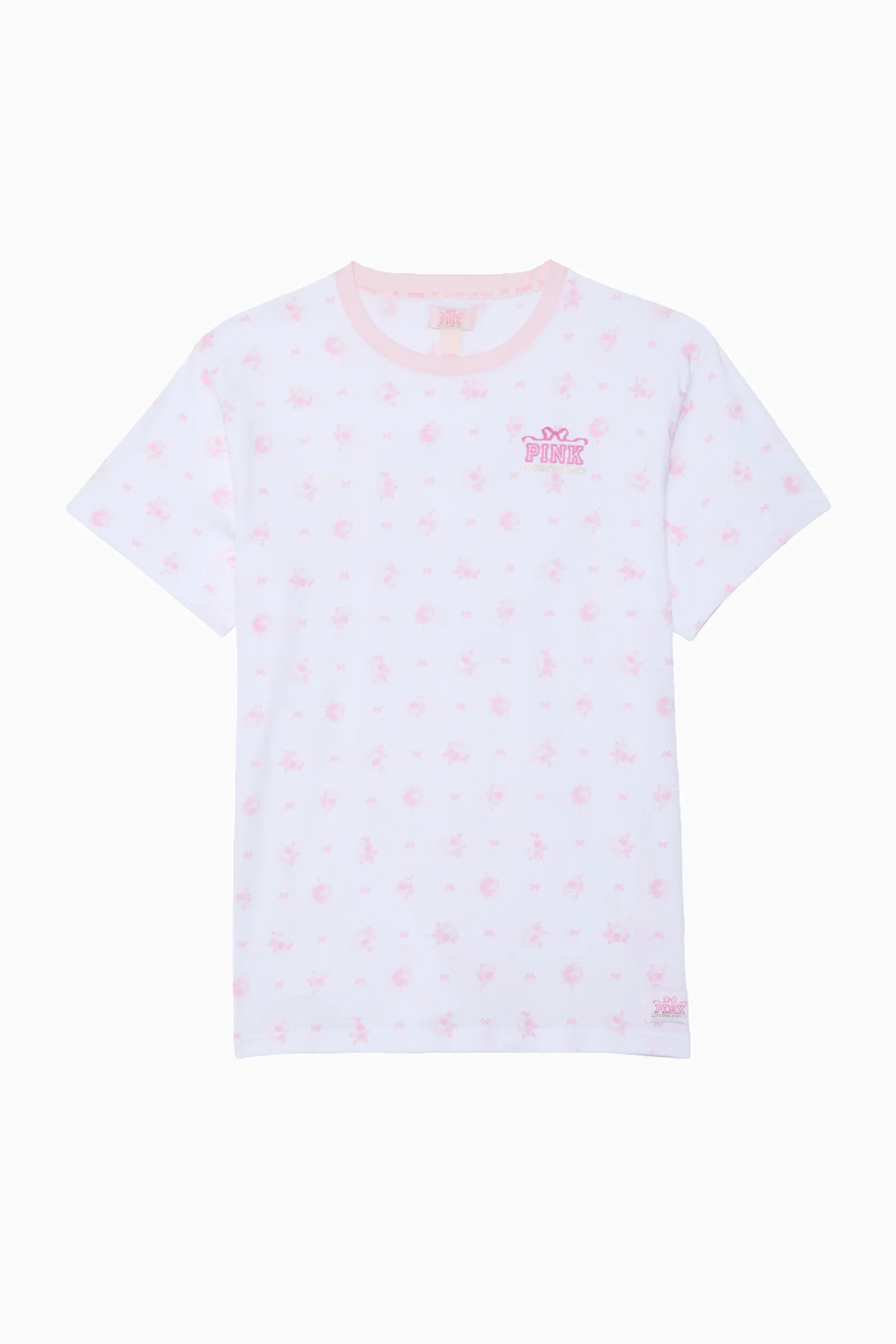 PINK x LoveShackFancy Campus Cotton Tee - Image 19