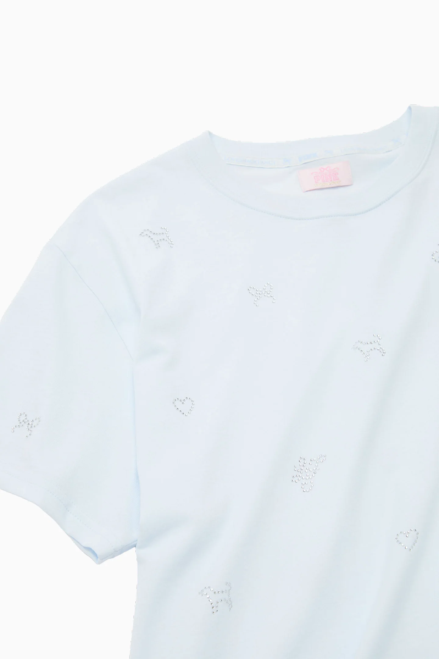 PINK x LoveShackFancy Campus Cotton Tee - Image 8